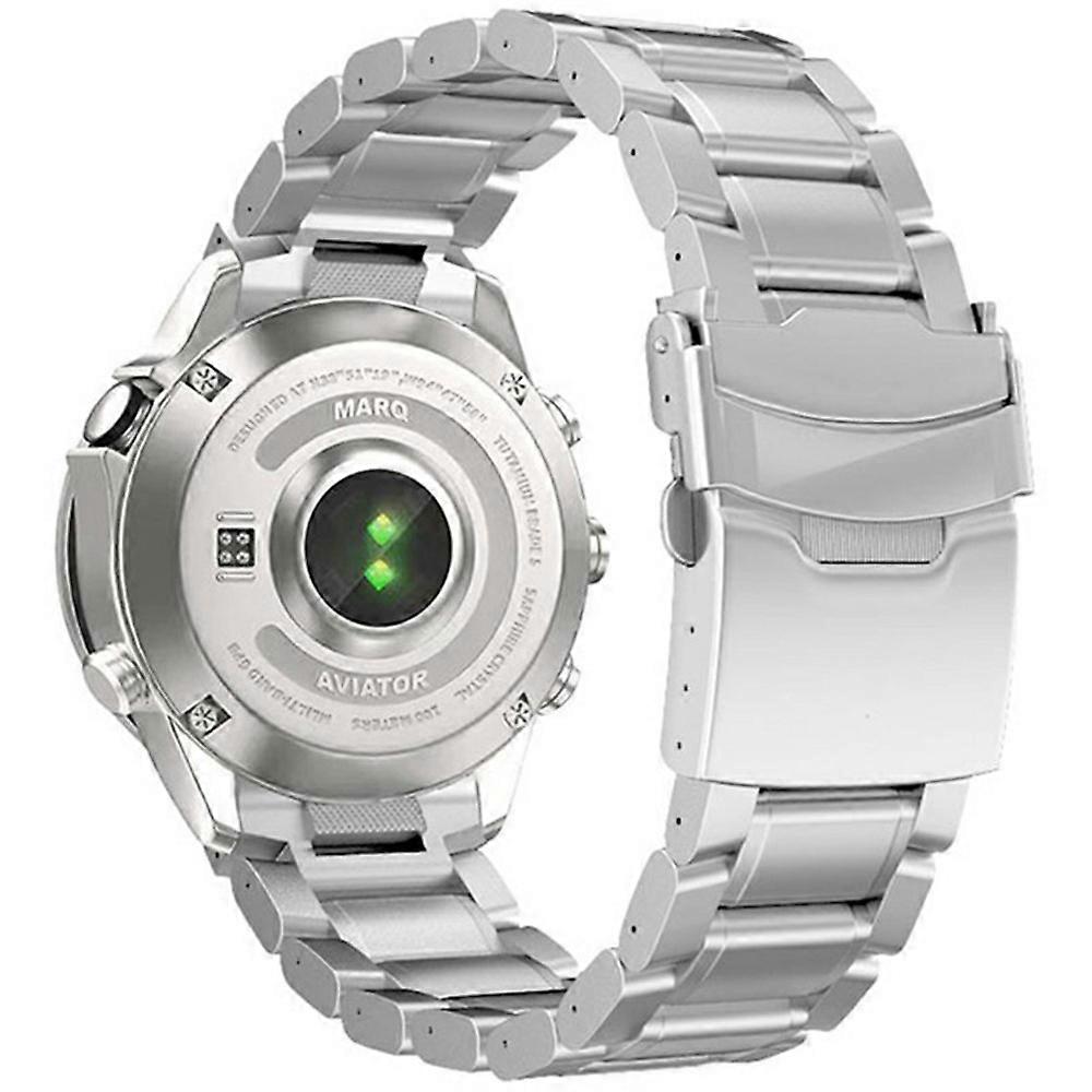 22mm Titanium Alloy Band Compatible For Garmin quatix 8 47mm / Fenix 7 / MARQ 2 Captain Quick Release Curved 5-Bead Watch Stra