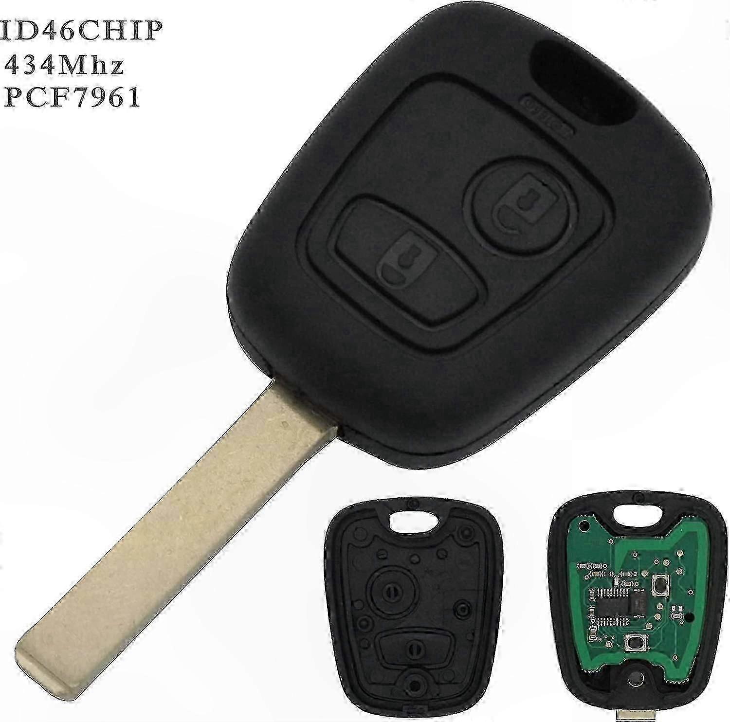 Programmable Key Fob for  and Citroen Models with Electronic Components