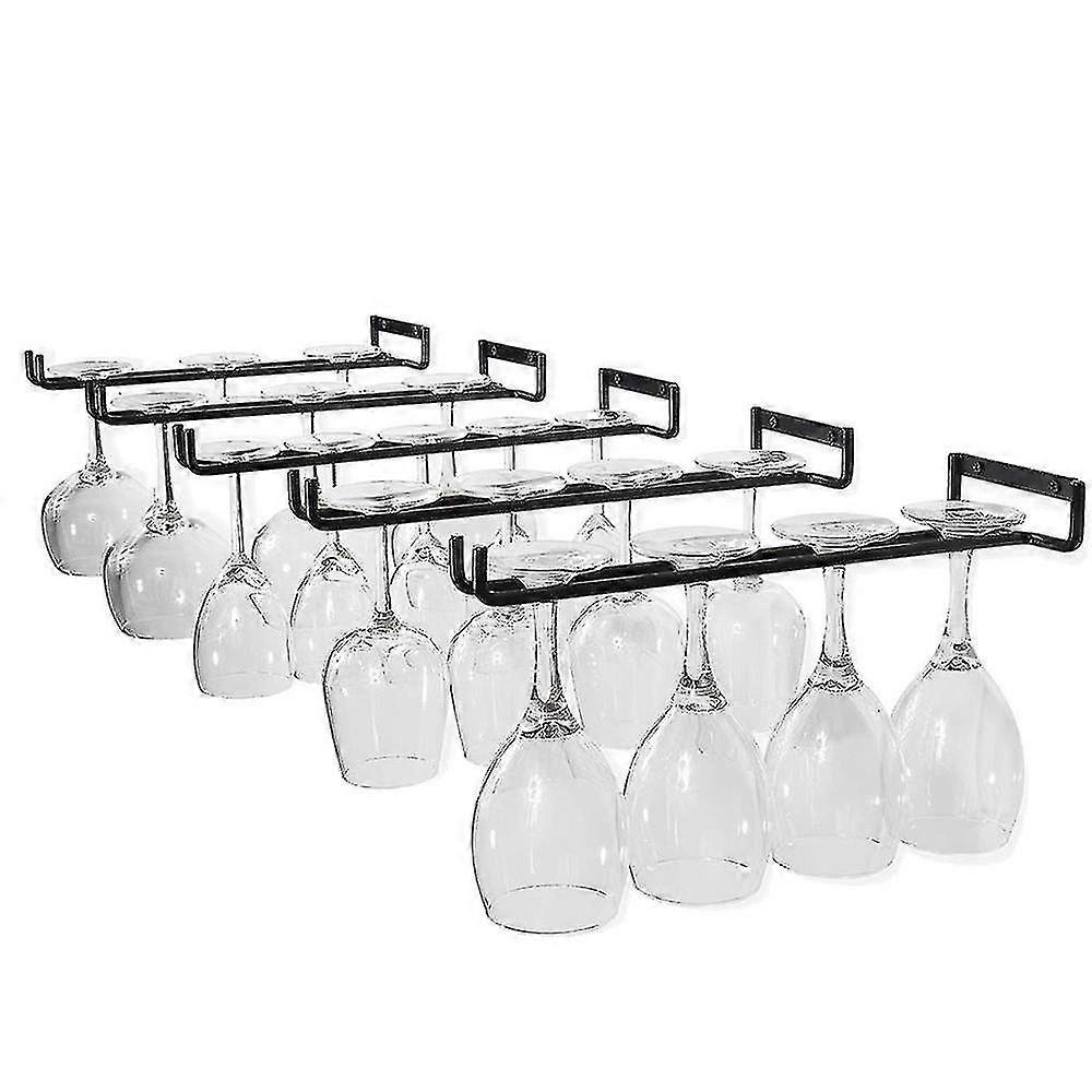 Hanging Glass Rack - Wine Glass Rack with 5 Rails for 13-18 Glasses, 30cm*5cm*2cm TY