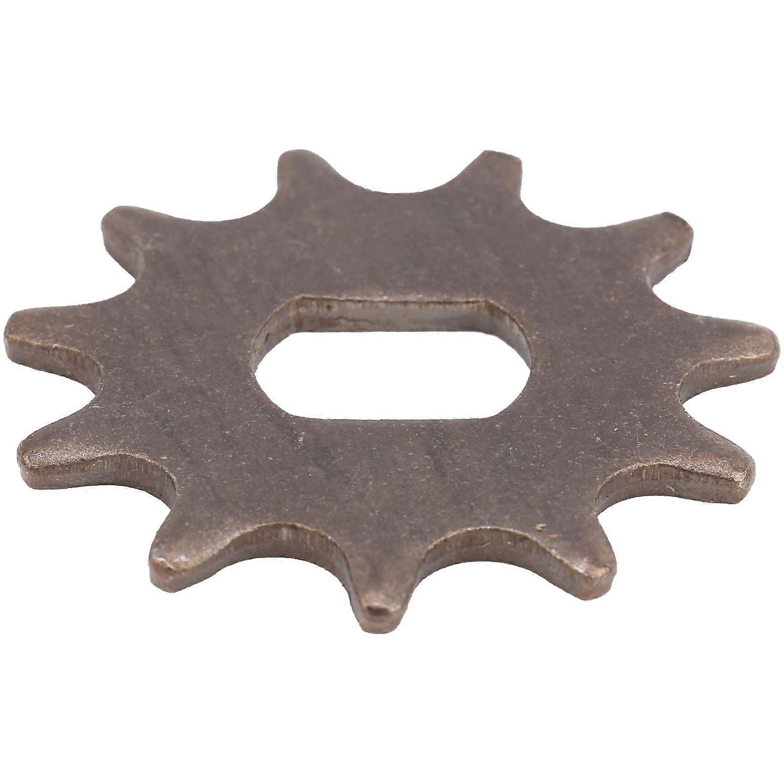 11 Teeth Steel Sprocket Bicycle Chain Wheel Replacement Part Square Hole 0.5 x 0.7in Inner Diameter