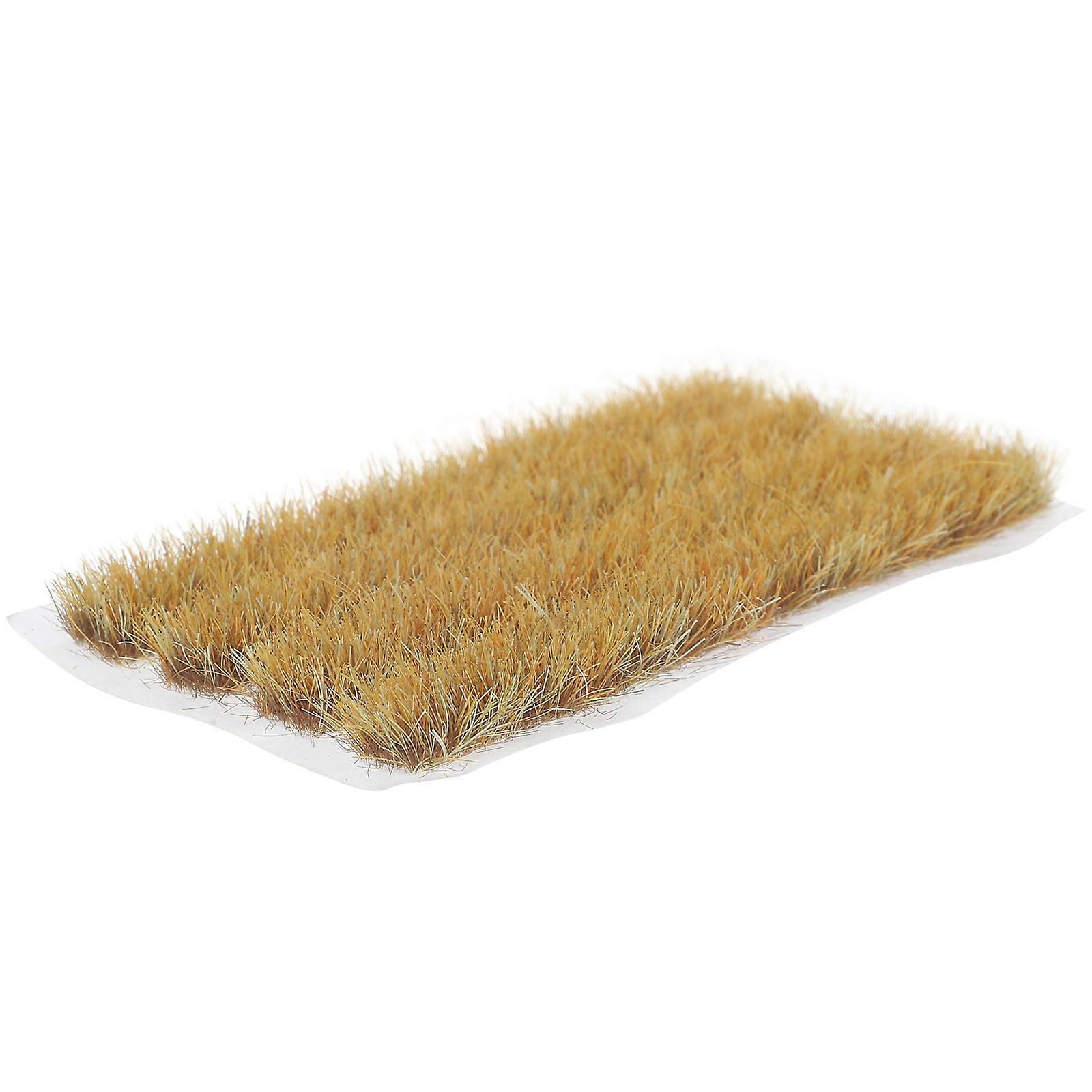 Static Rice Field Grass Model for Decoration 5Sets Plastic Micro Landscape Decor