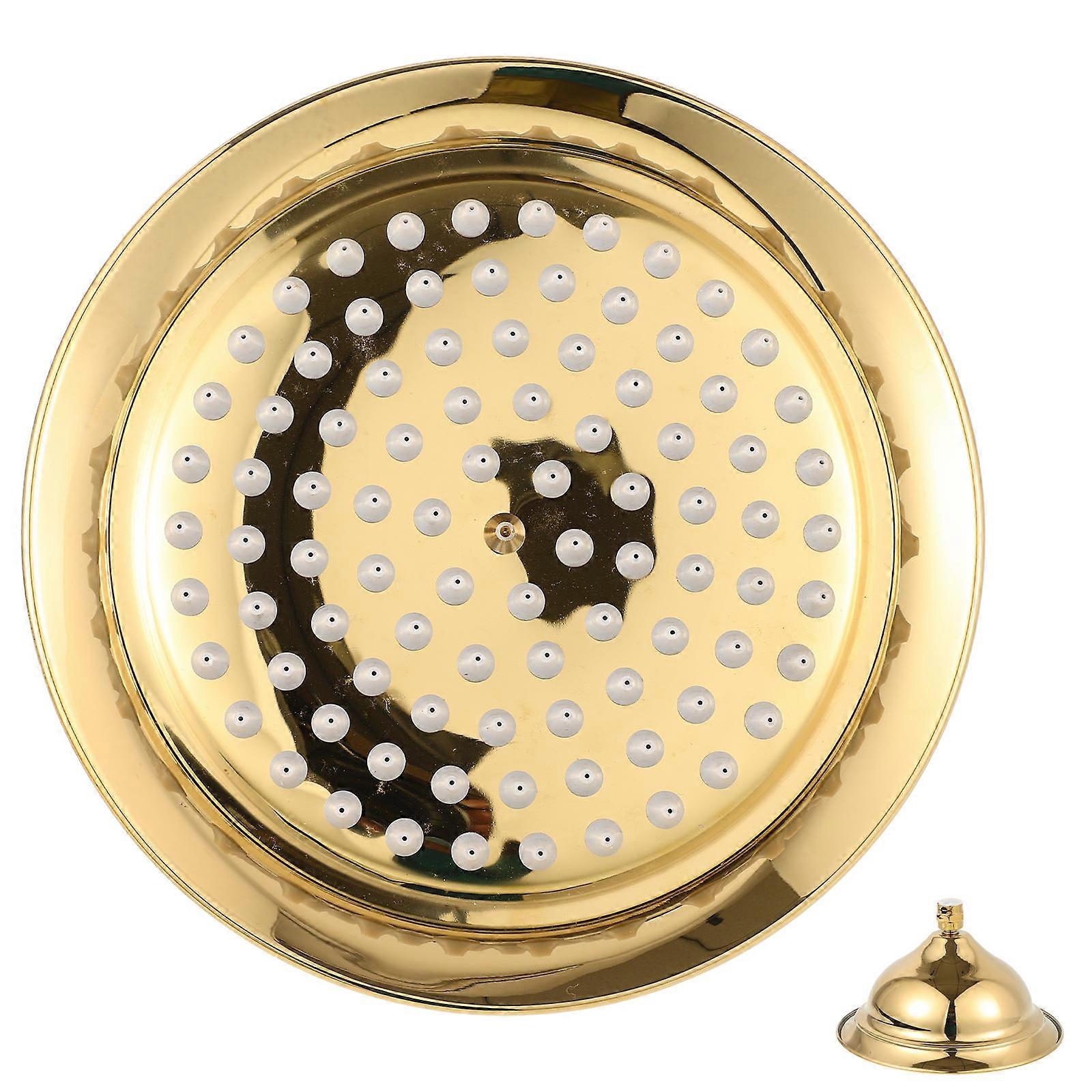 Bathroom Shower Head Fixed Titanium Shower Head for Home 2Pcs