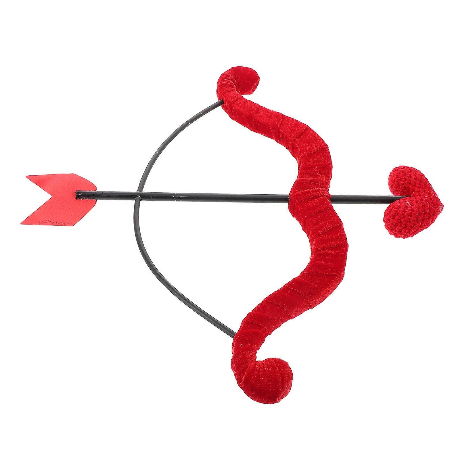 Cupid Mini Bow Arrow Set for Romantic Events 3Pcs Party Prop