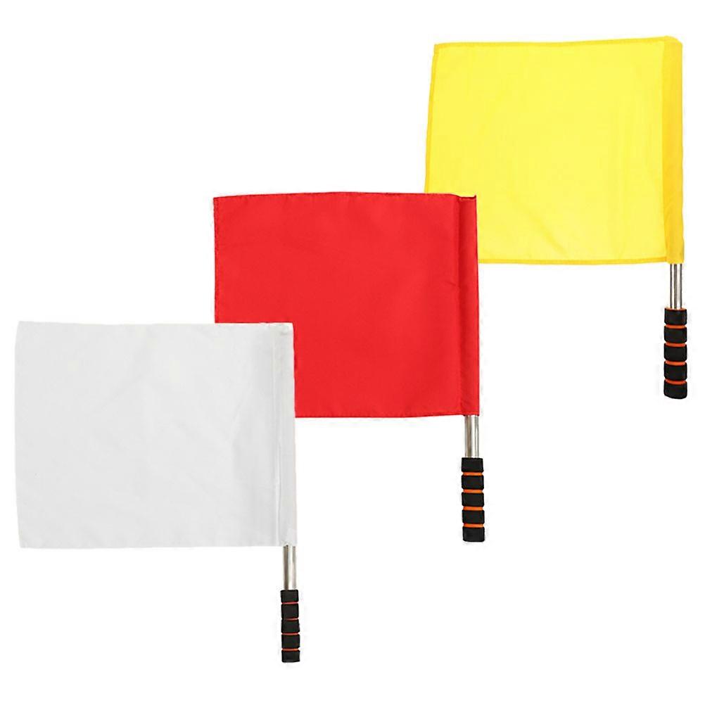Flags Warning Signal Flags for Sports Refereeing 12Pcs