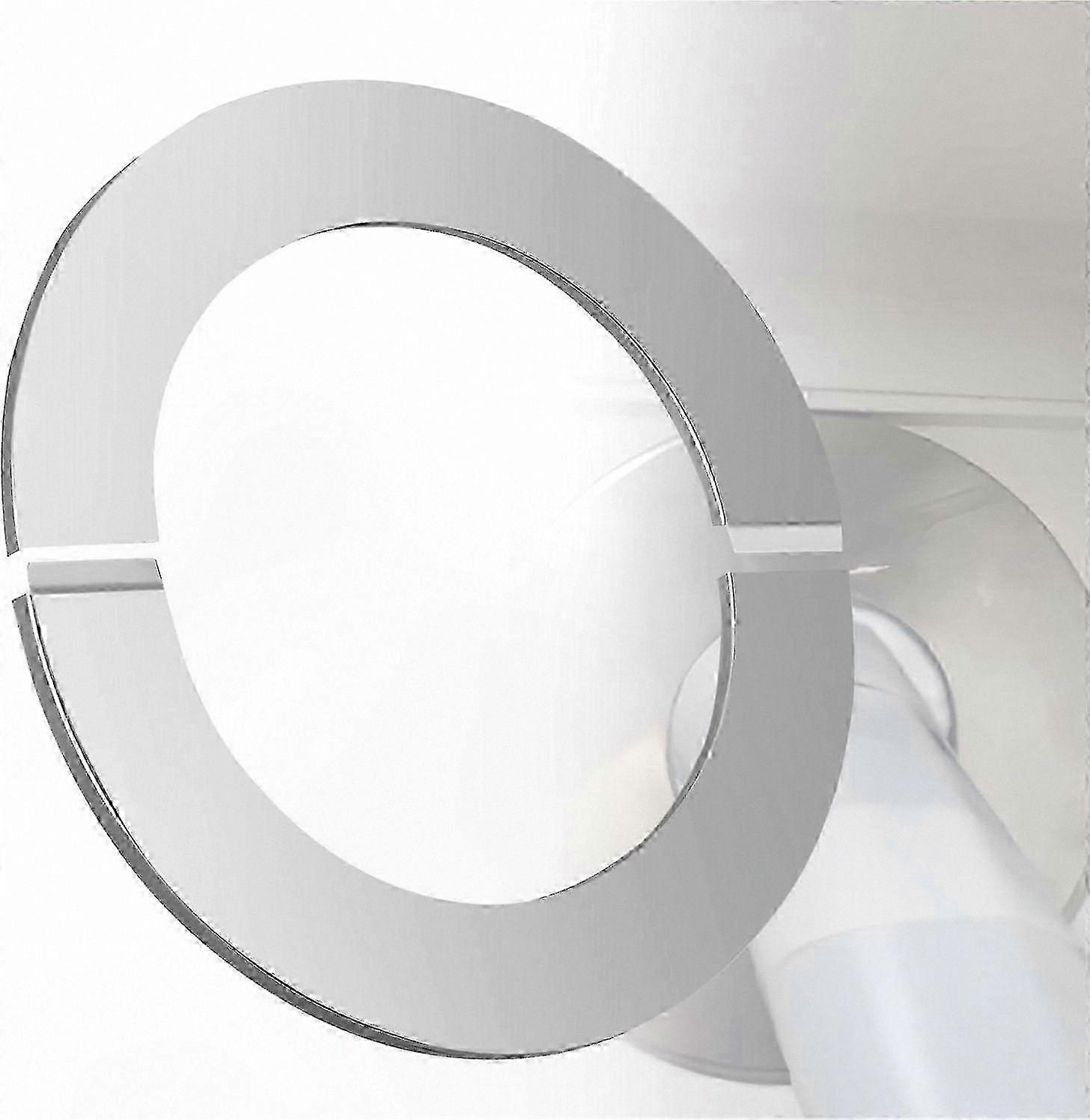 Heat-Resistant Chimney Wall Rosette, 160mm Inner Diameter, 30mm Edge, Durable Stainless Steel for Boiler Pipes