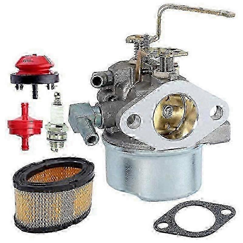 Tecumseh 640152 Carburetor with Air Filter and Spark Plug Kit for 8HP-10HP Engine