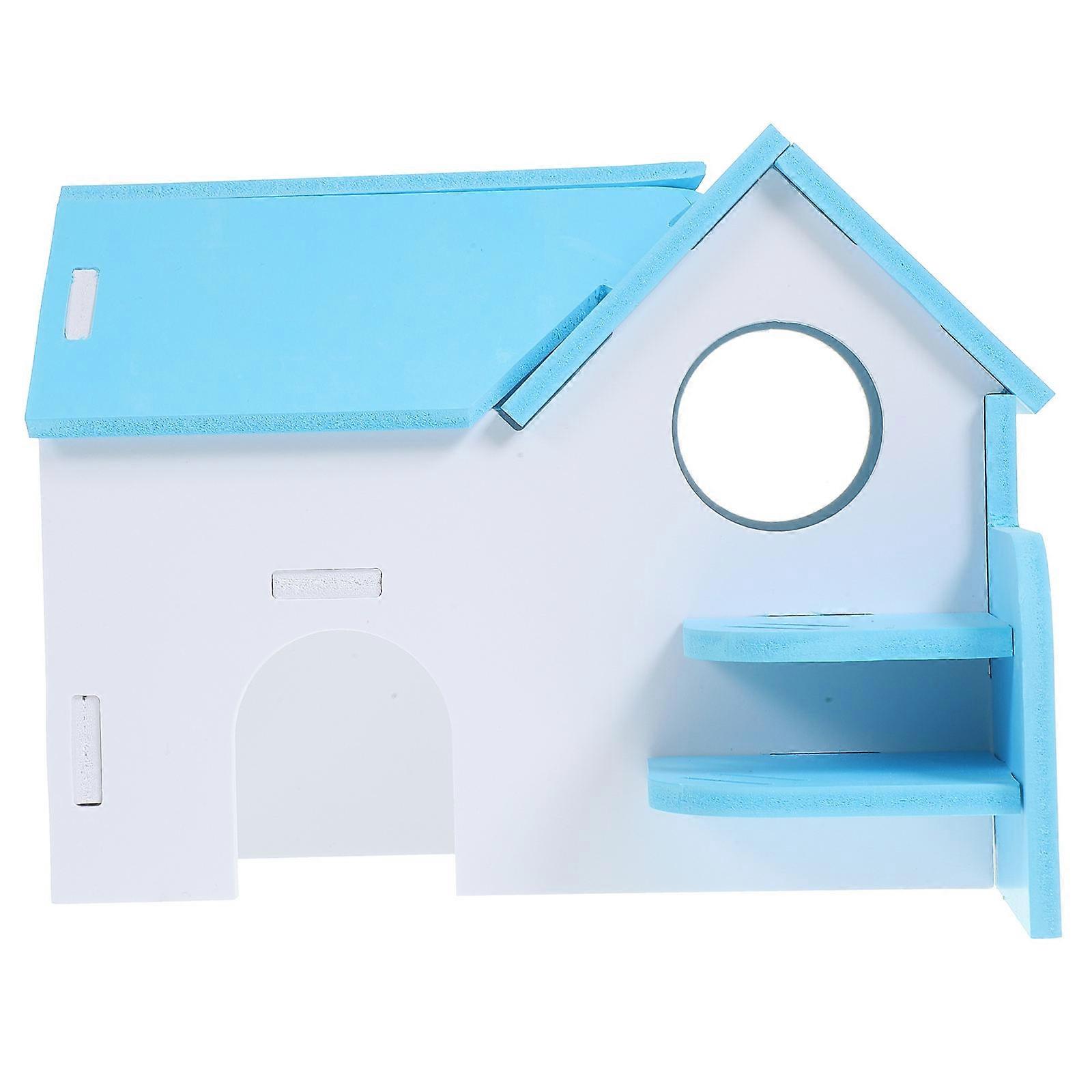 Hamster Villa Hideout Guinea Pig House for Pet Comfort 3Pcs Pack