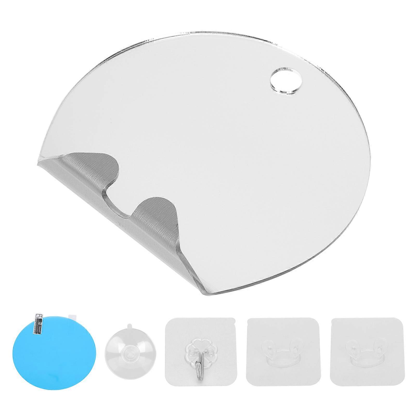 Silver Bathroom Shaving Fog-Proof Mirror Sets for Travel Use 6Sets