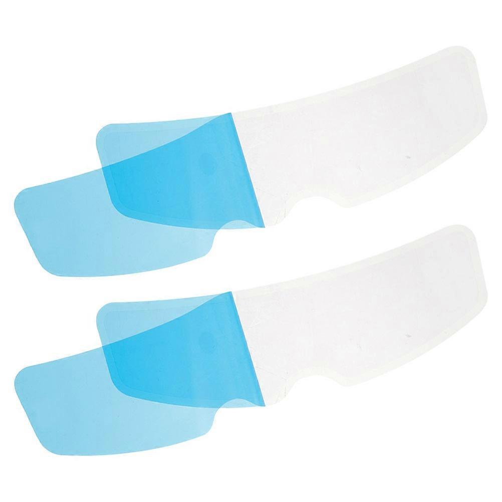 Efficient Rainproof Anti-Fog Film For Motorcycle Designed For Riders With Easy Installation Features 4Pcs