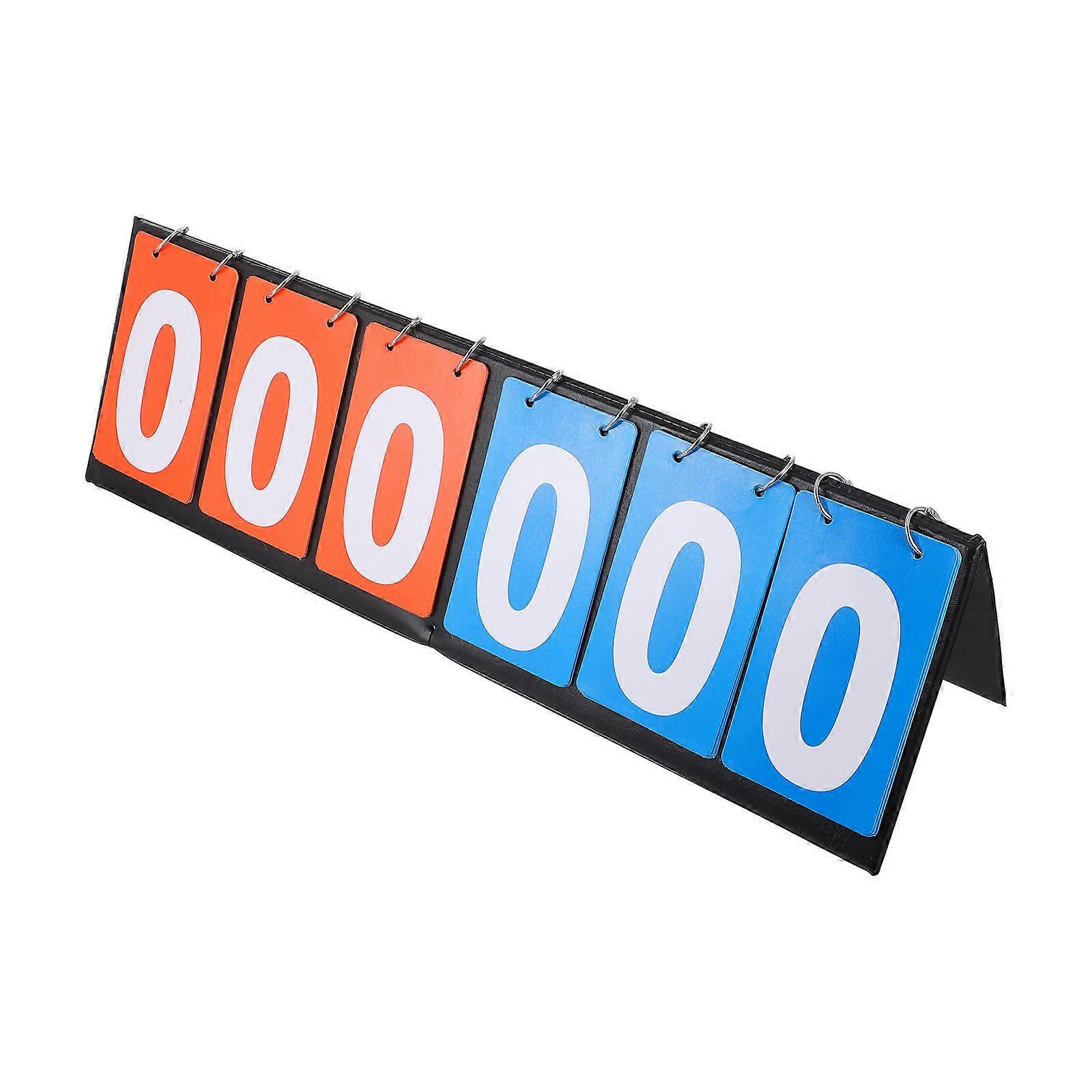 Portable Basketball Scoreboards Scoring Plate Multi-Functional Cardboard Sports Events 53.00X17.00X2.50CM 1Pcs
