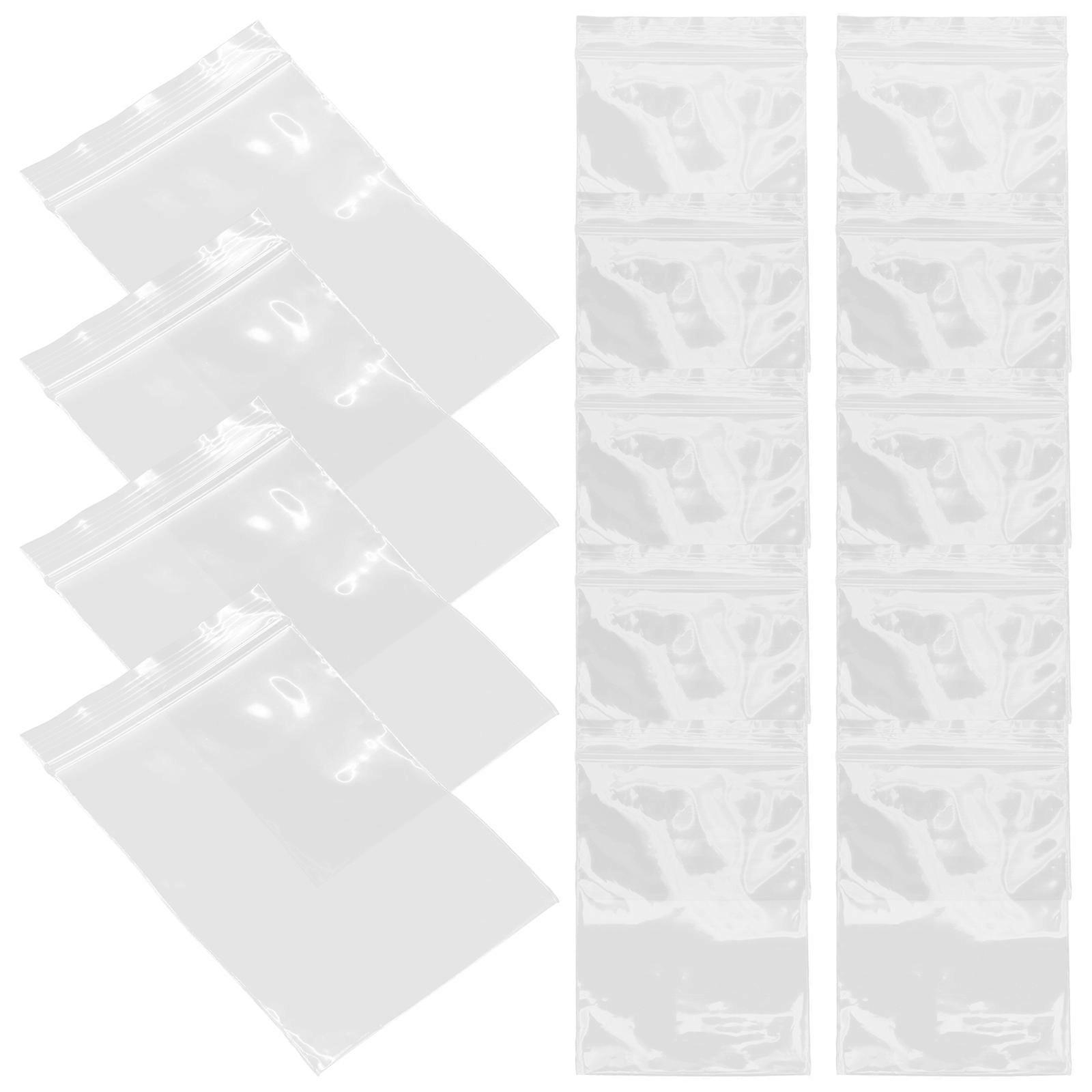 200 Pcs Clear Sealed Bags Suitable For Retail Store Gift Packaging Organization Needs Rectangular Shape Easy To Use