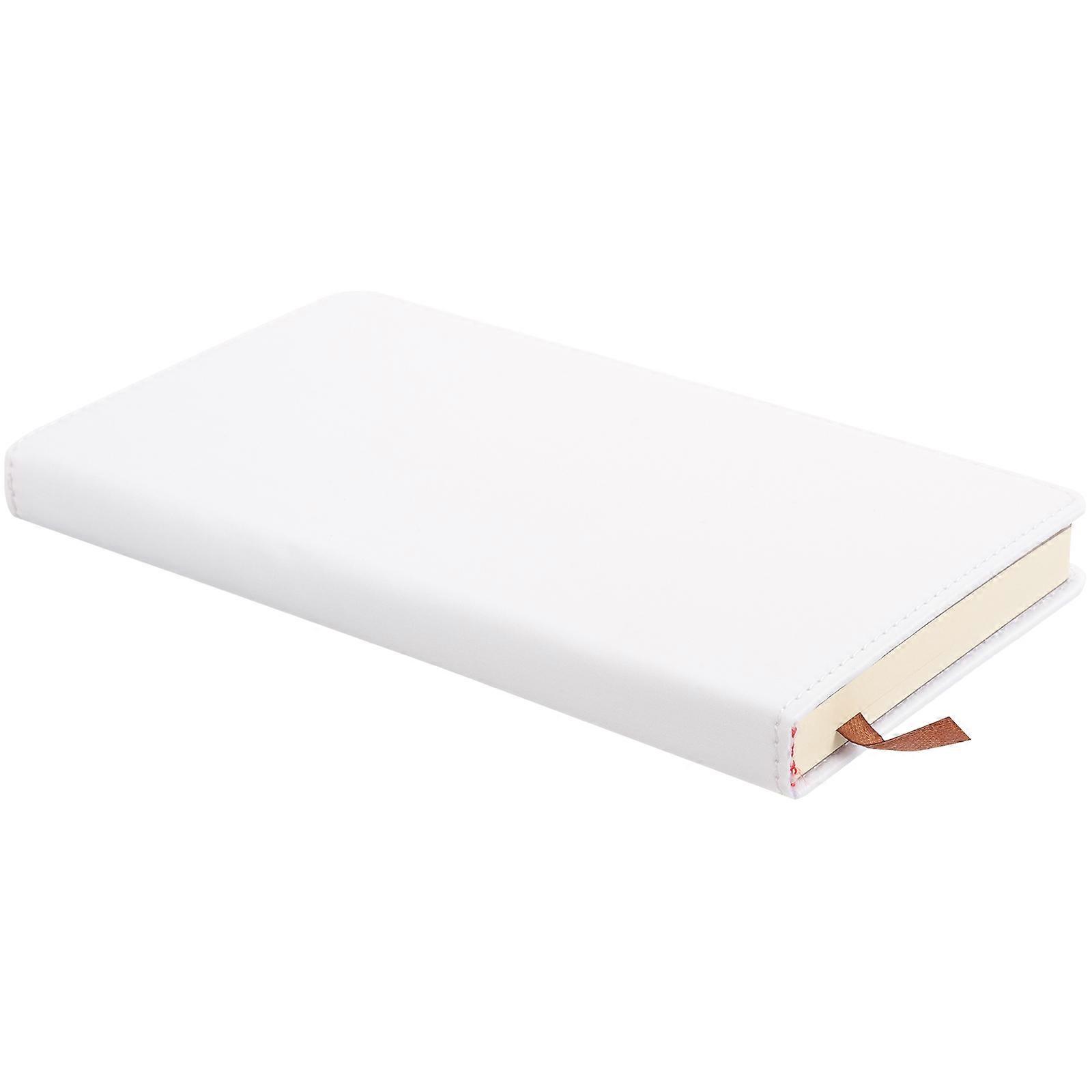 Blank Page Notebook A6 Size Thickened Inner Pages High Textured Cover For Home School Use 1Pcs