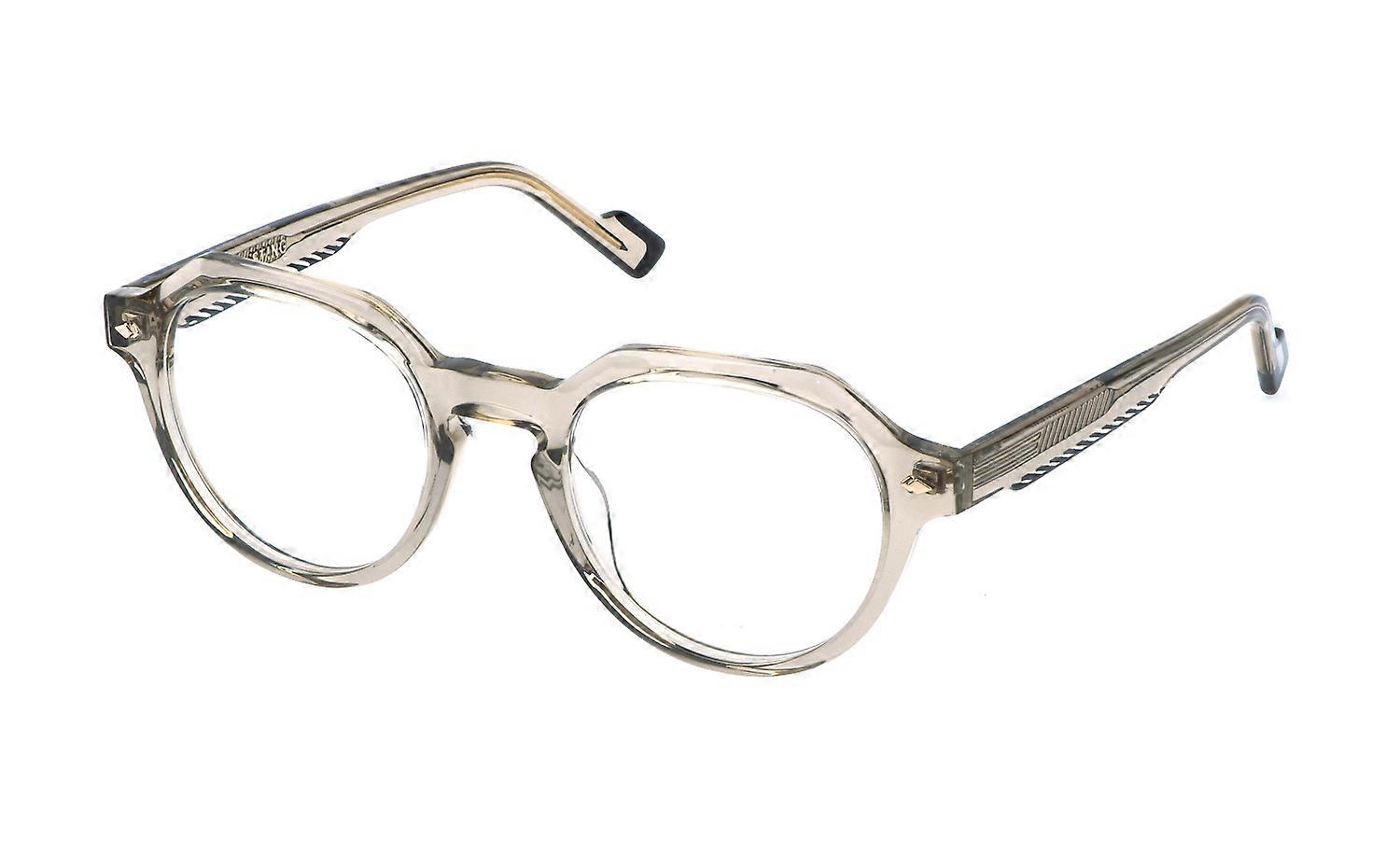 Eyewear Frames Sting VST571 07HM BEIGE Transparent LUCIDO 51/22/145 MAN