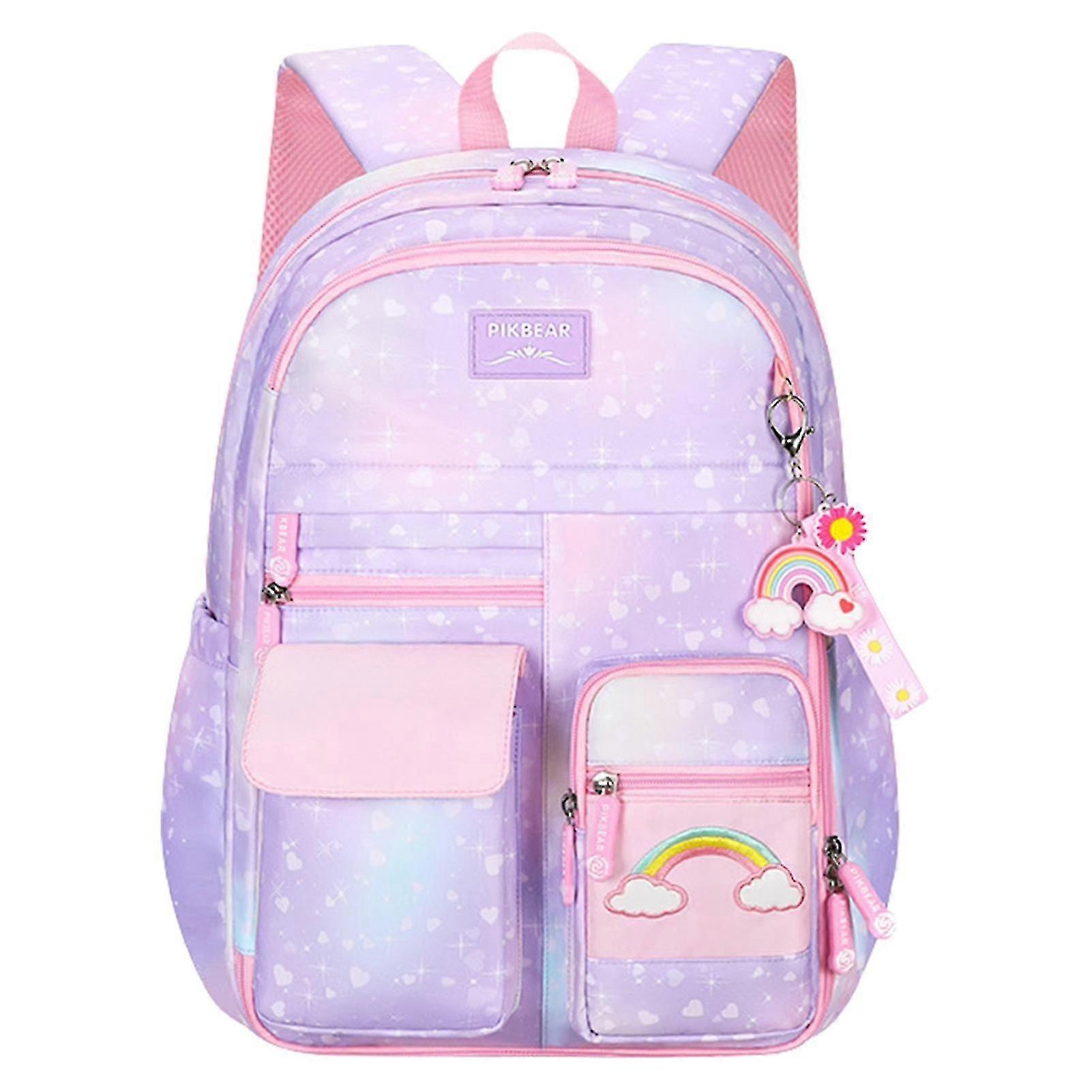 Rainbow Backpack Bookbags Clashing Elements 2025