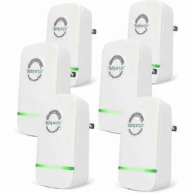 EU Plug 6-Pack Energy Saving Device for Smart Home Power Efficiency