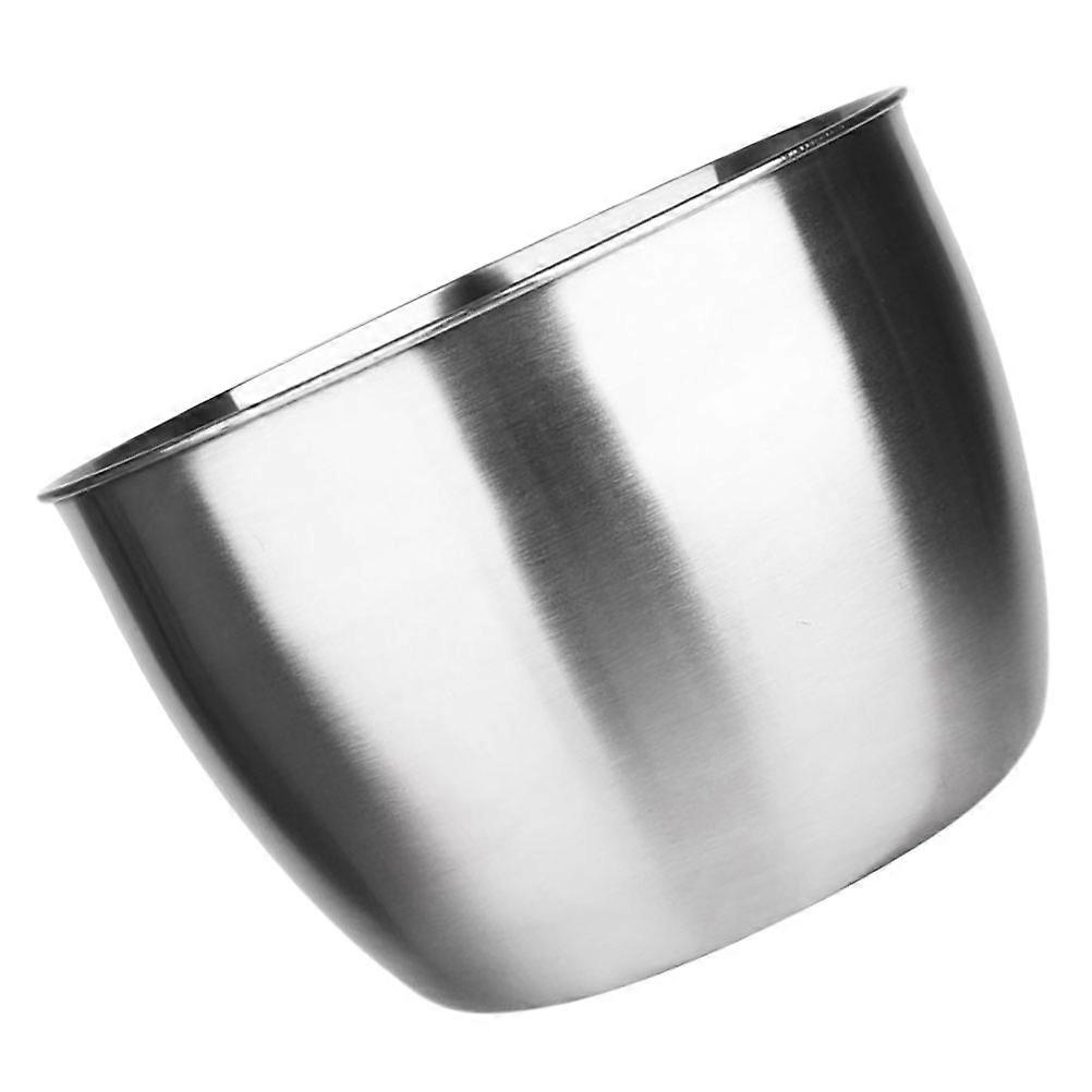 Multi-Purpose Egg Basin for 2Pcs Kitchen Silver Stirring Bowls