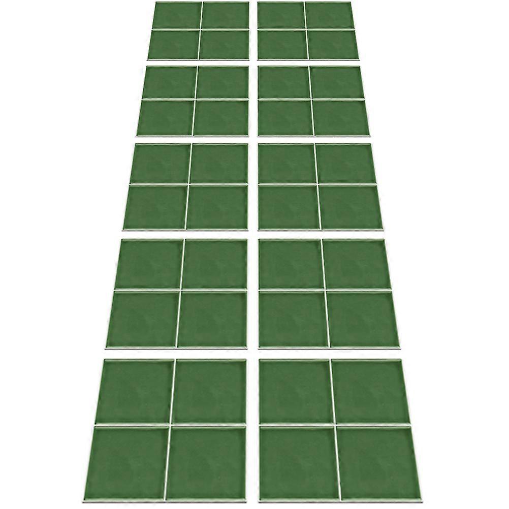 PVC Kitchen Tile Stickers for Wall Decoration 10Pcs Self Adhesive