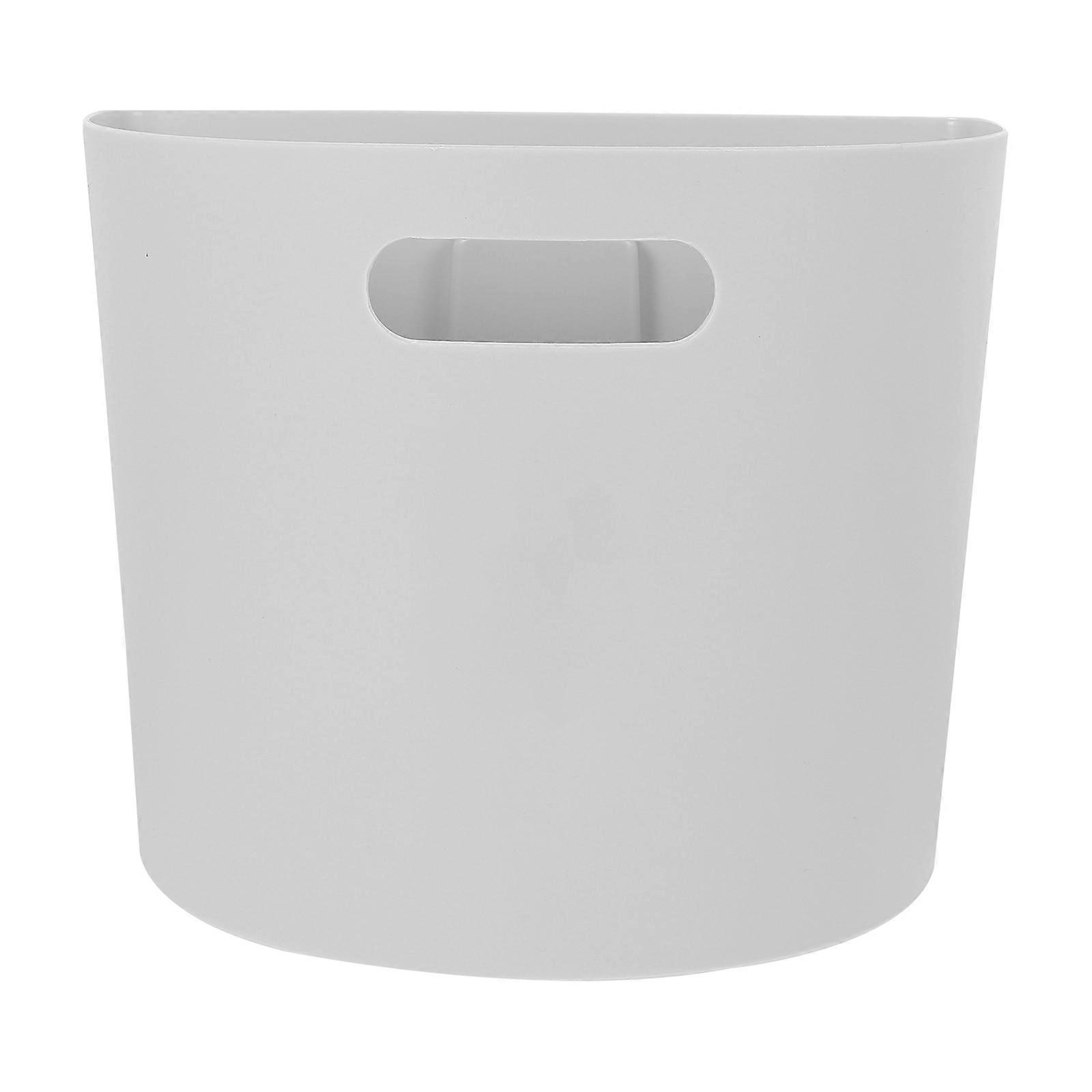 Simple White Hanging Waste Can Wall-Mounted Trash Can 3Pcs