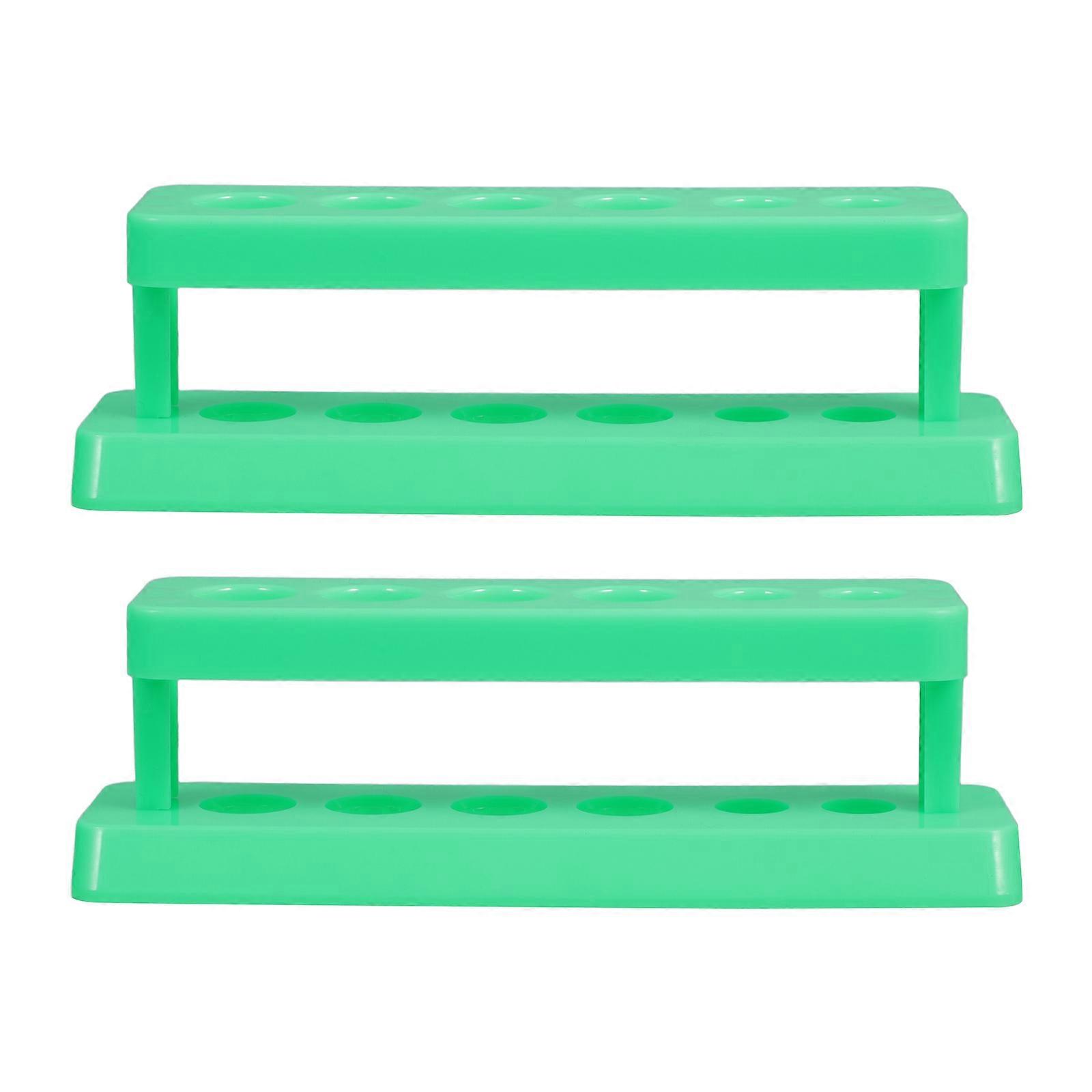 2Pcs Test Tube Rack for Storage Plastic Light Holder