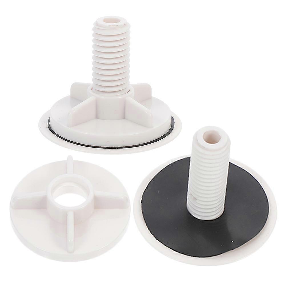 Sink Drain Stopper Basin Plug for Bathroom Use 10Pcs White Plastic
