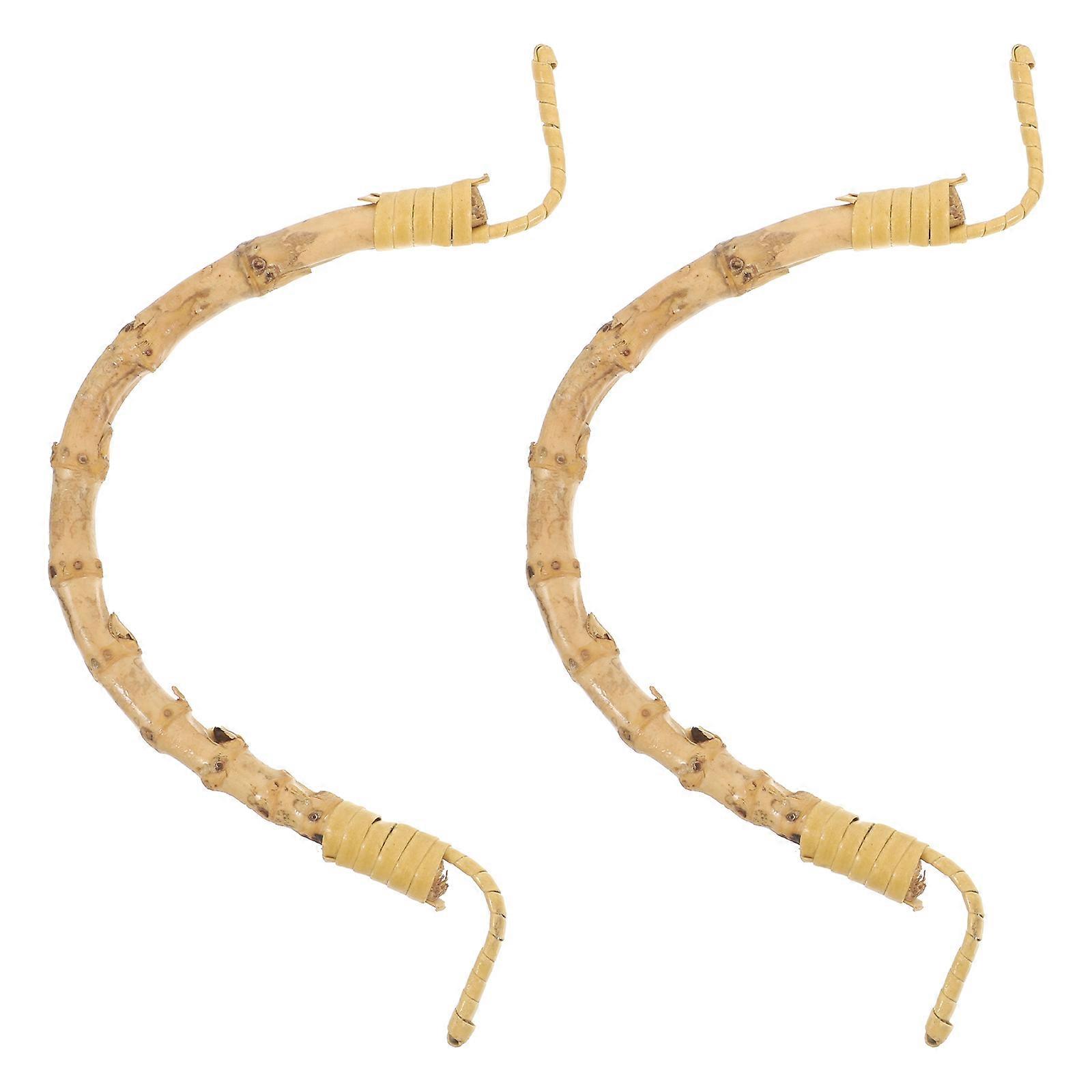 Rattan Teapot Handle Accessories for Teapot Use 10Pcs Light Yellow