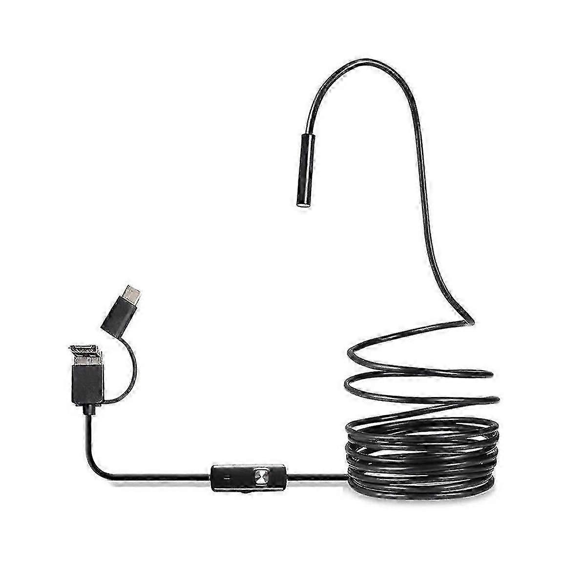 Exquisite Usb Endoscope Type C Borescope For Otg Android Phone 7mm Inspection Snake Camera,3.5m Soft Cable