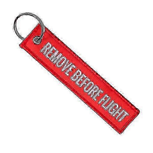 Keychain Remove Before Flight Pilot Bomber Jacket - Red Red