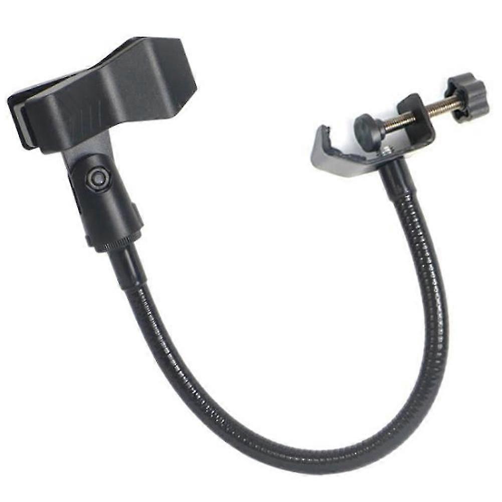 Flexible Gooseneck Microphone Stand With Desk Clamp For Radio Broadcasting Studio, Live Broadcast E