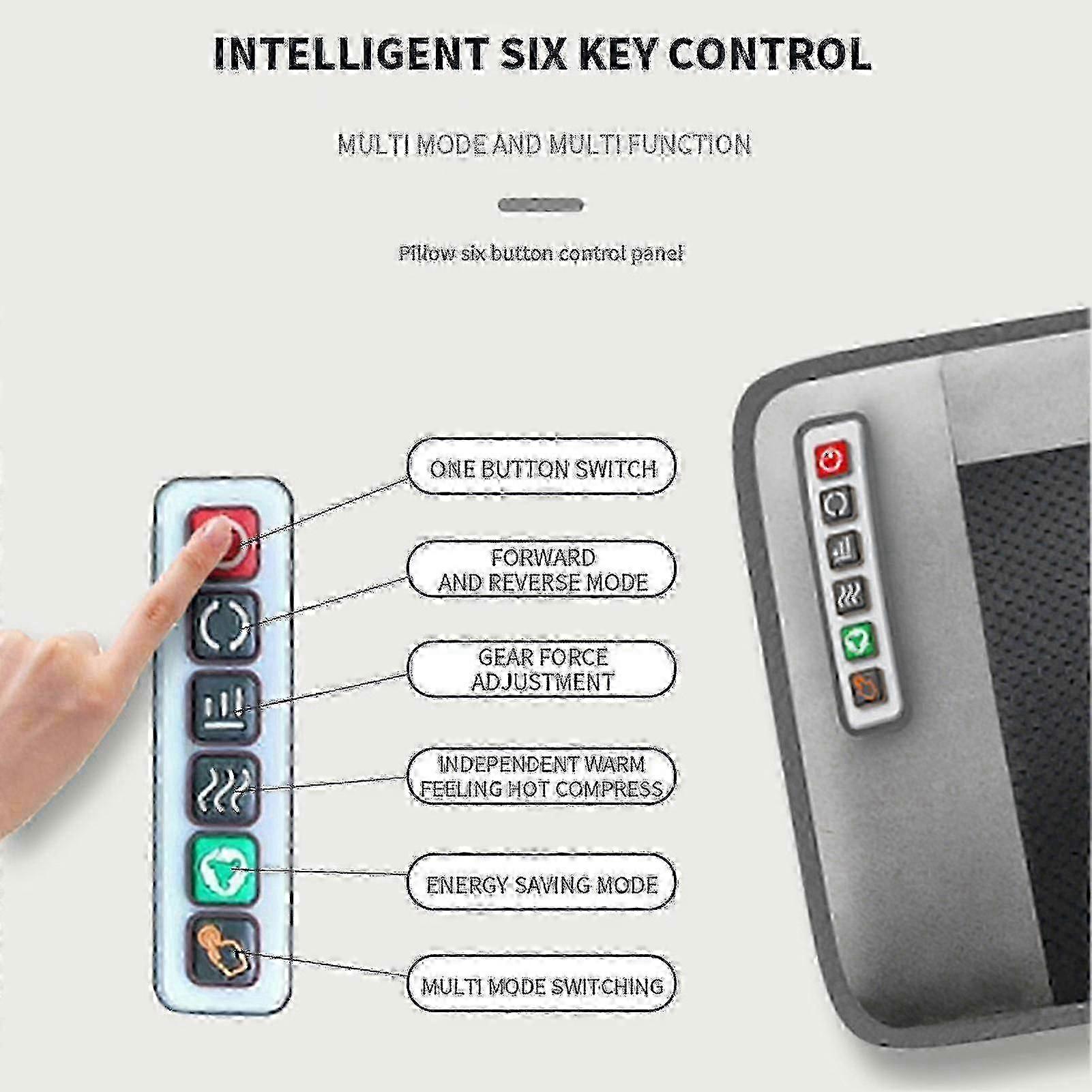 Heating massage mat for full body with 9 modes & adjustable gears 26s