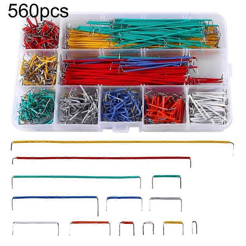560 PCS 14 Lengths Jumper Wire U Shape Solderless Breadboard Jumper Wire Kit