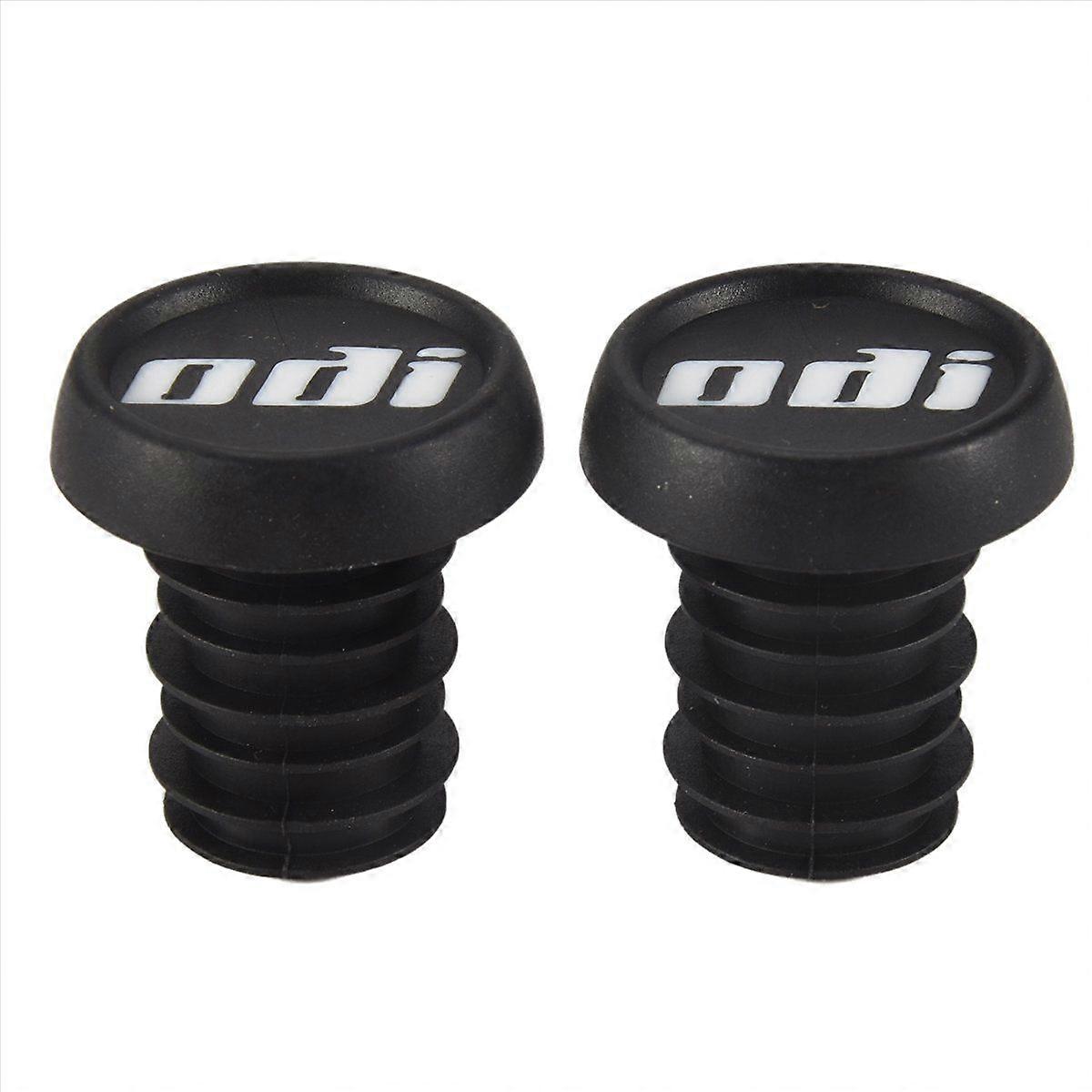 ODI 2Pcs Bicycle Handle Bar End Plugs Handlebar Black