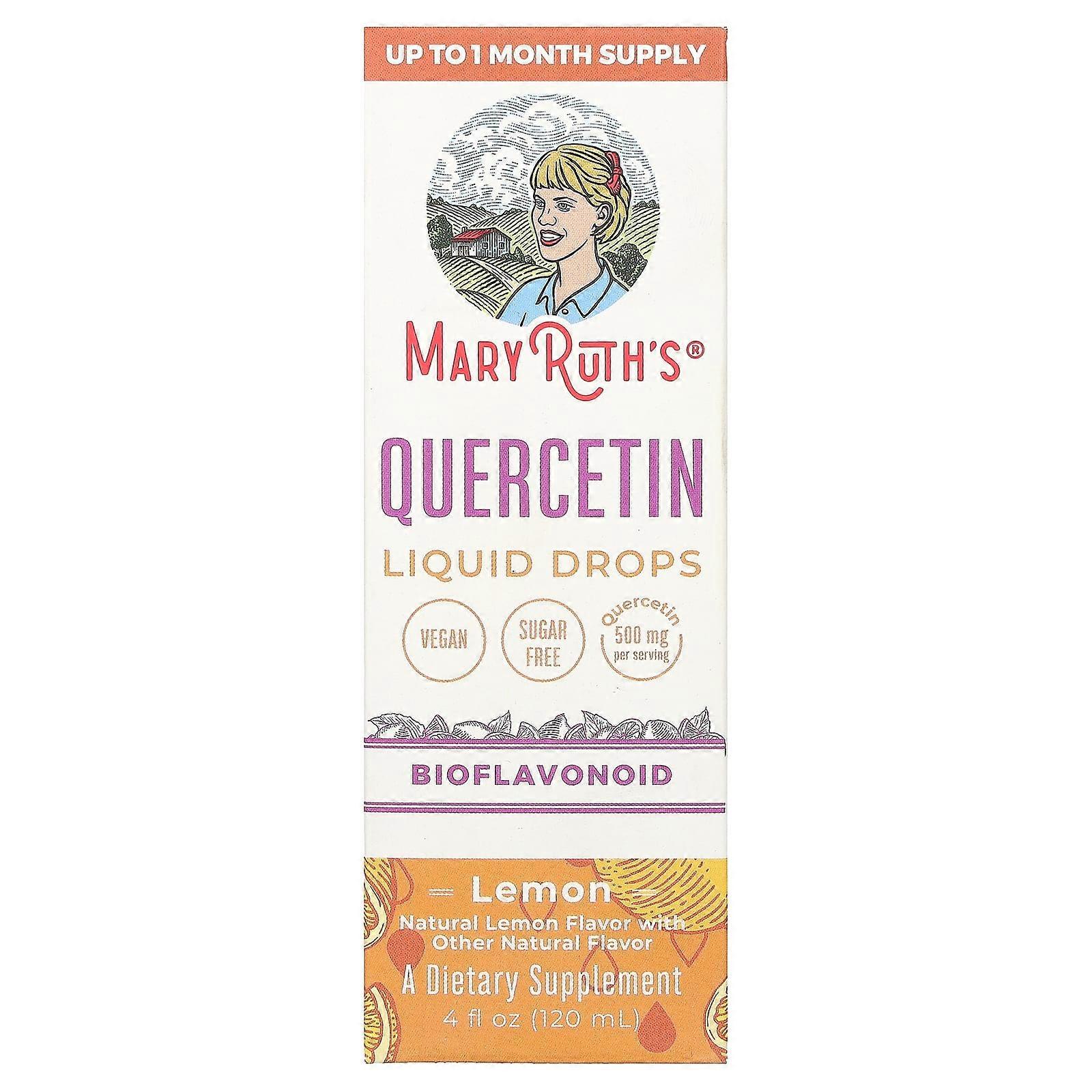 Quercetin Liquid Drops, Lemon, 4 fl oz (120 ml)