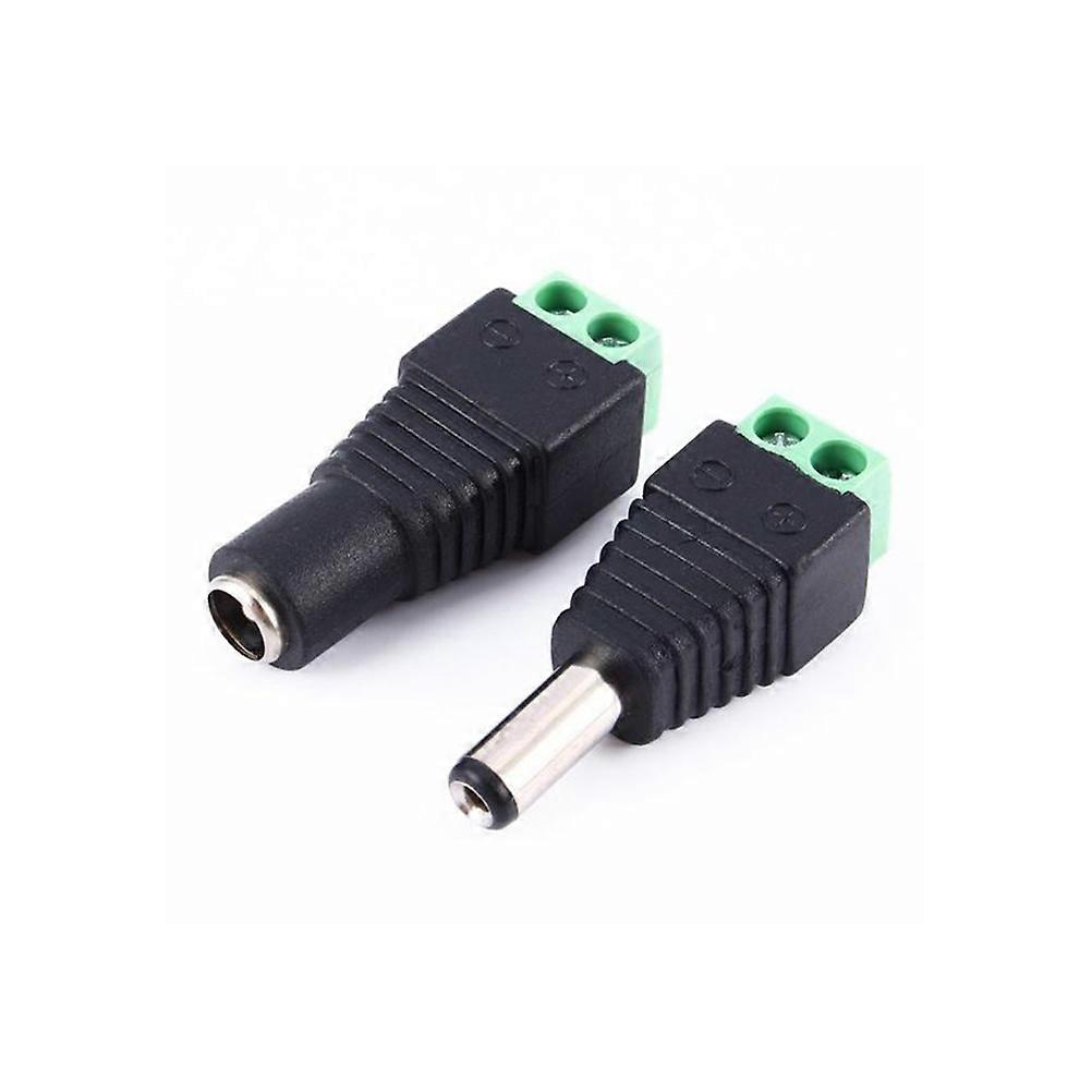 Dc Power Connector Power Jack Adapter for Electrical Use 5Pcs
