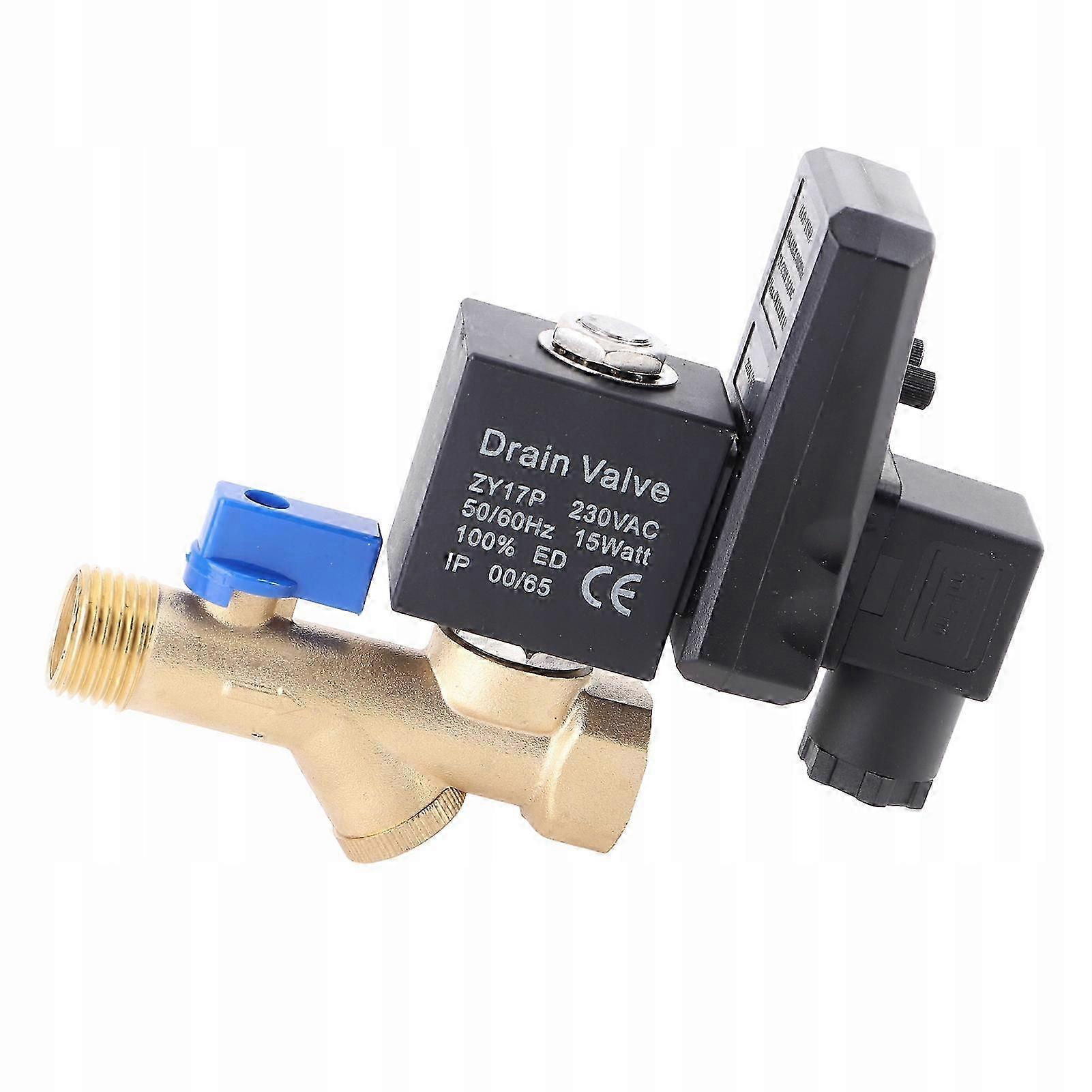 Drain Solenoid Valve With Timer For Compressor 25-26s