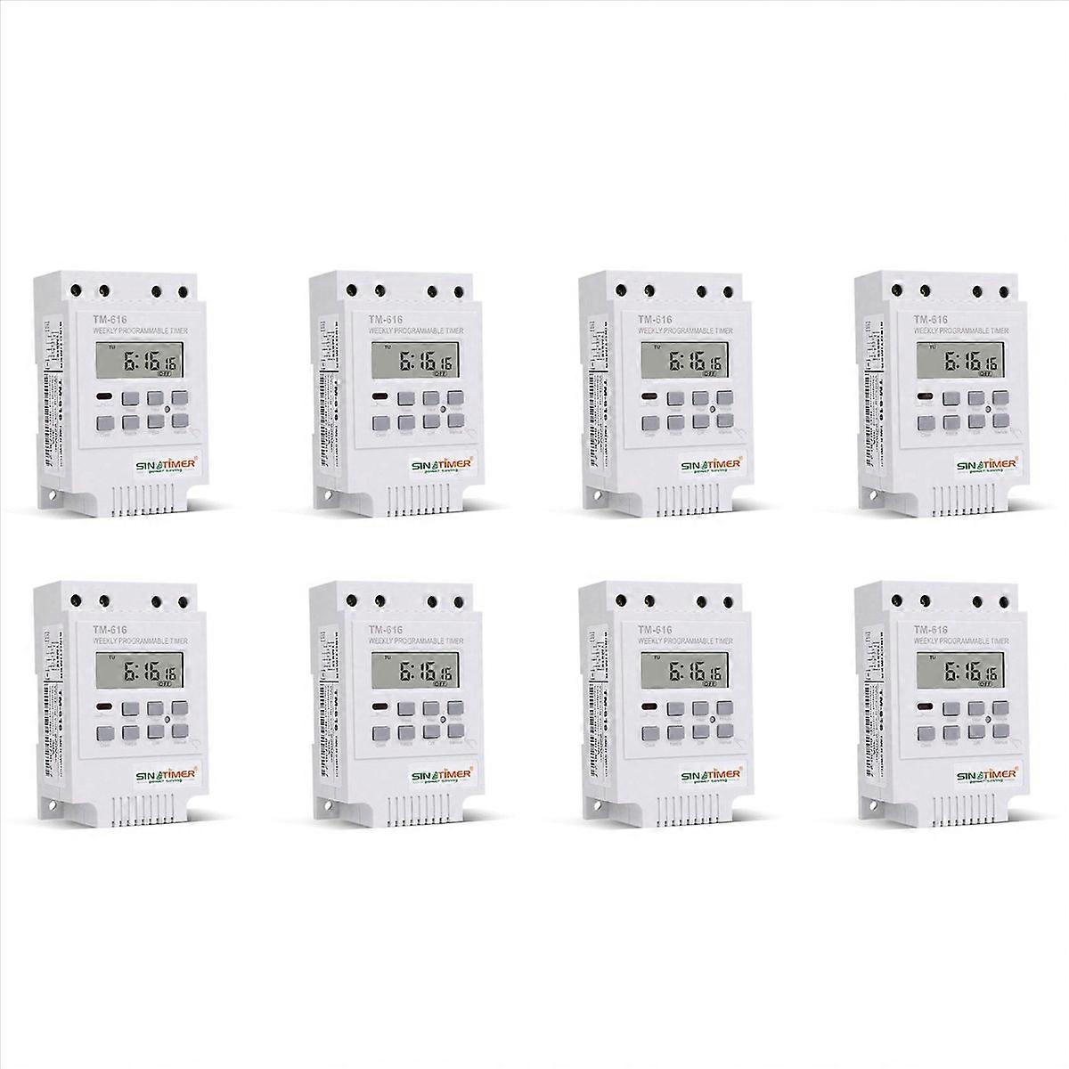  TM616W-2 30A 220V Timer di controllo del timer a relè Timer su guida DIN Moun