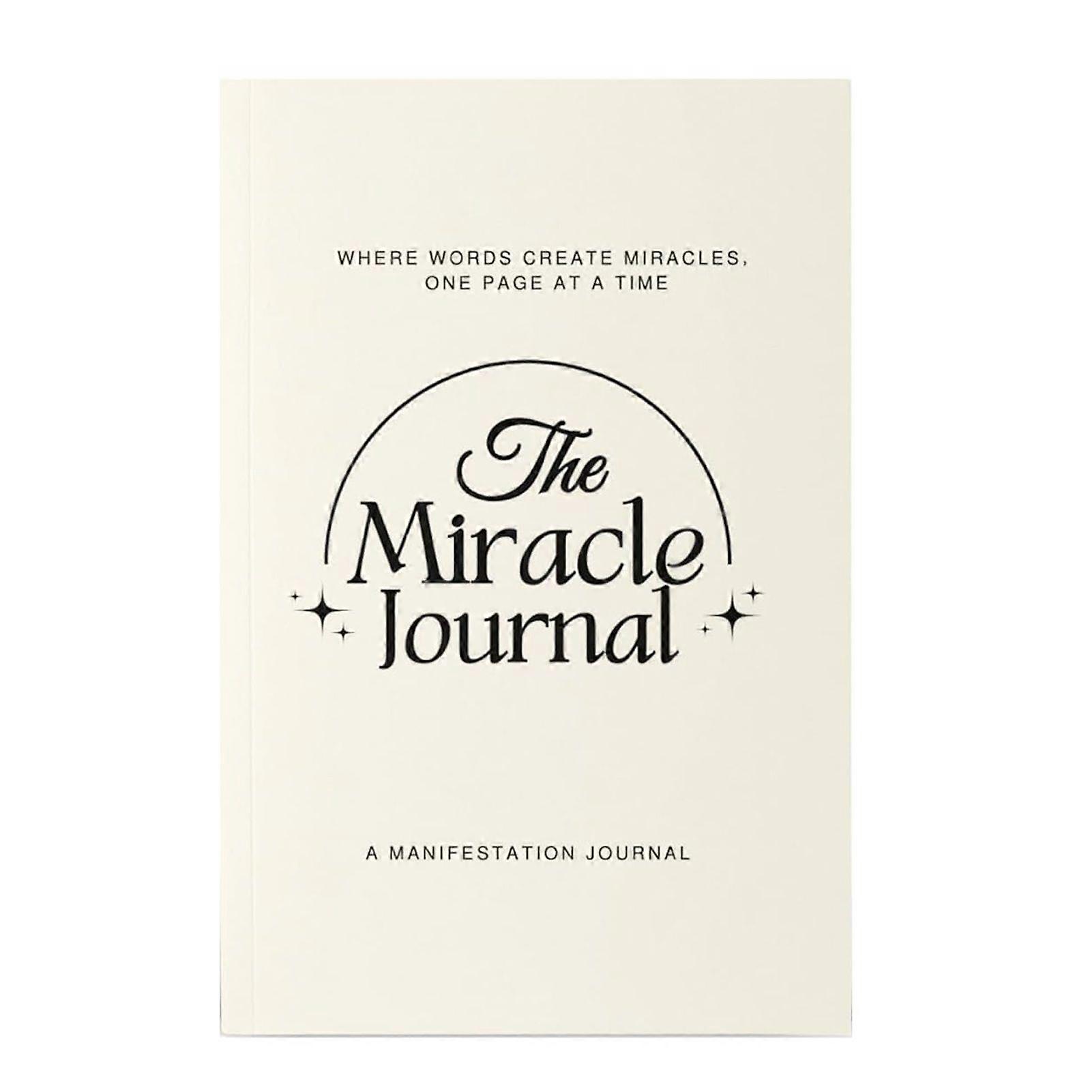 The Miracle Journal: Guided Manifestation & Gratitude Paperback - Shadow Work Prompts for Self-Discovery & Abundance