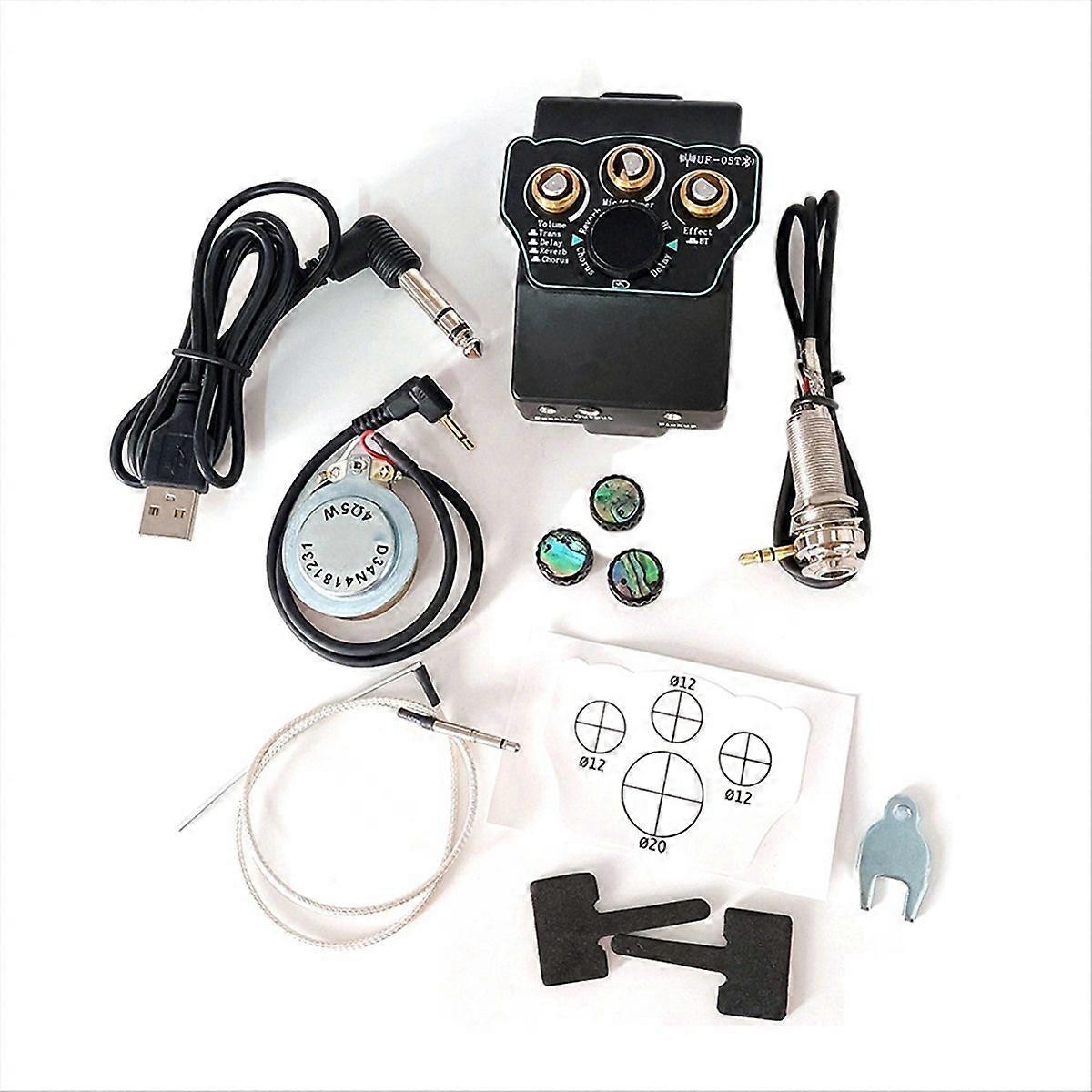 Pickup with Enhanced Reverberation, Clear Sound, and Chorus Effects