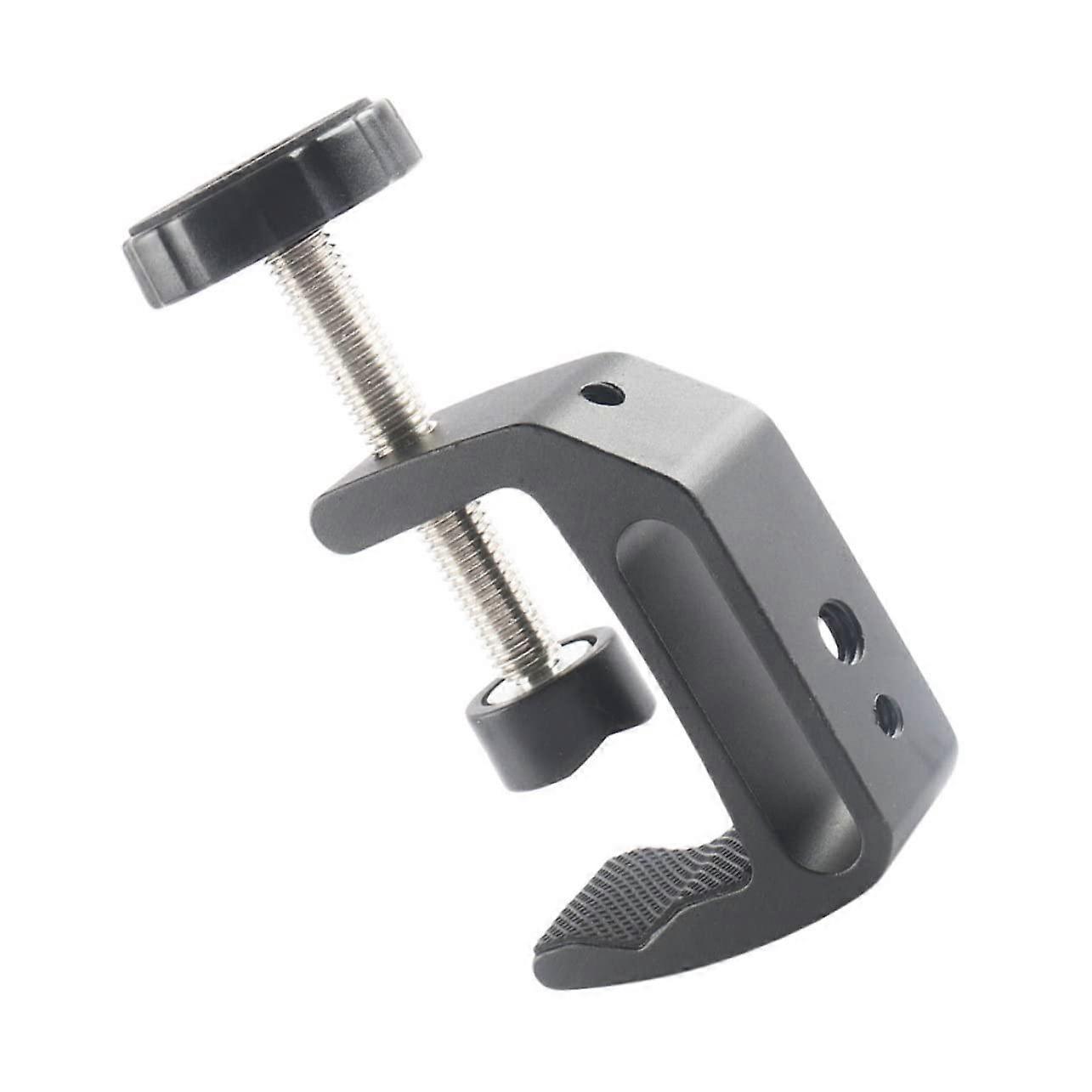Desktop Clamp Base Aluminum C Clamp Multifunctional Table Mount Fixing Clip For Camera Mount And Laptop Desk