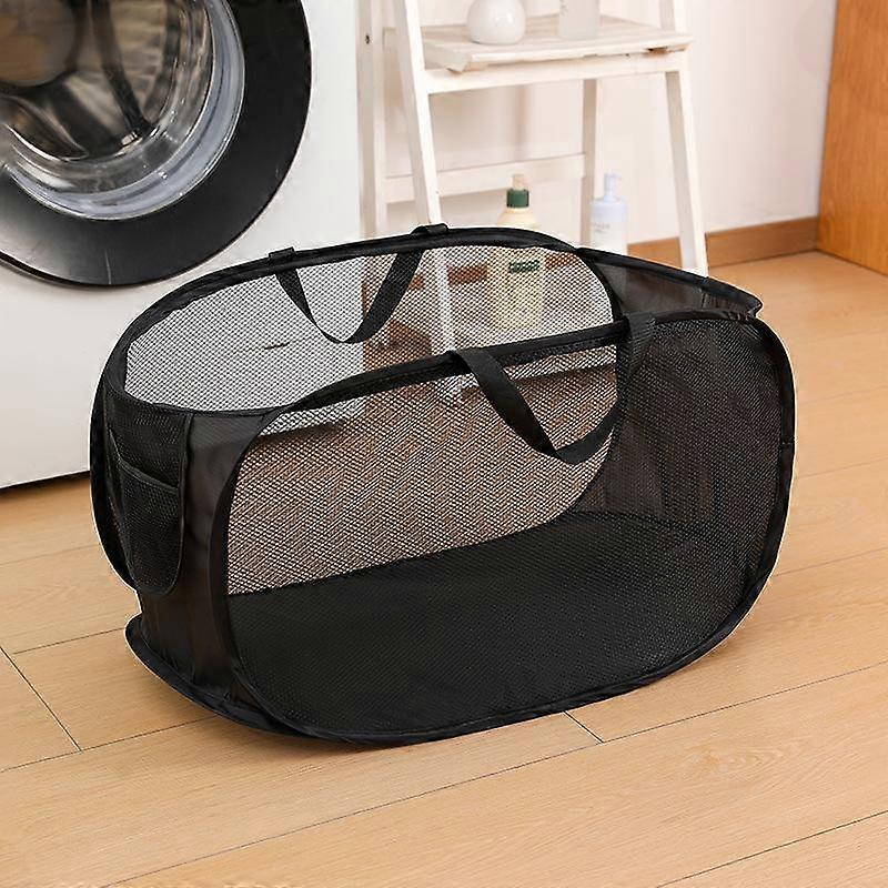 Ihålig tvättkorg, 1 st hopfällbar klädförvaringskorg, tvättkorg för badrum tvättrum sovrumsförvaring