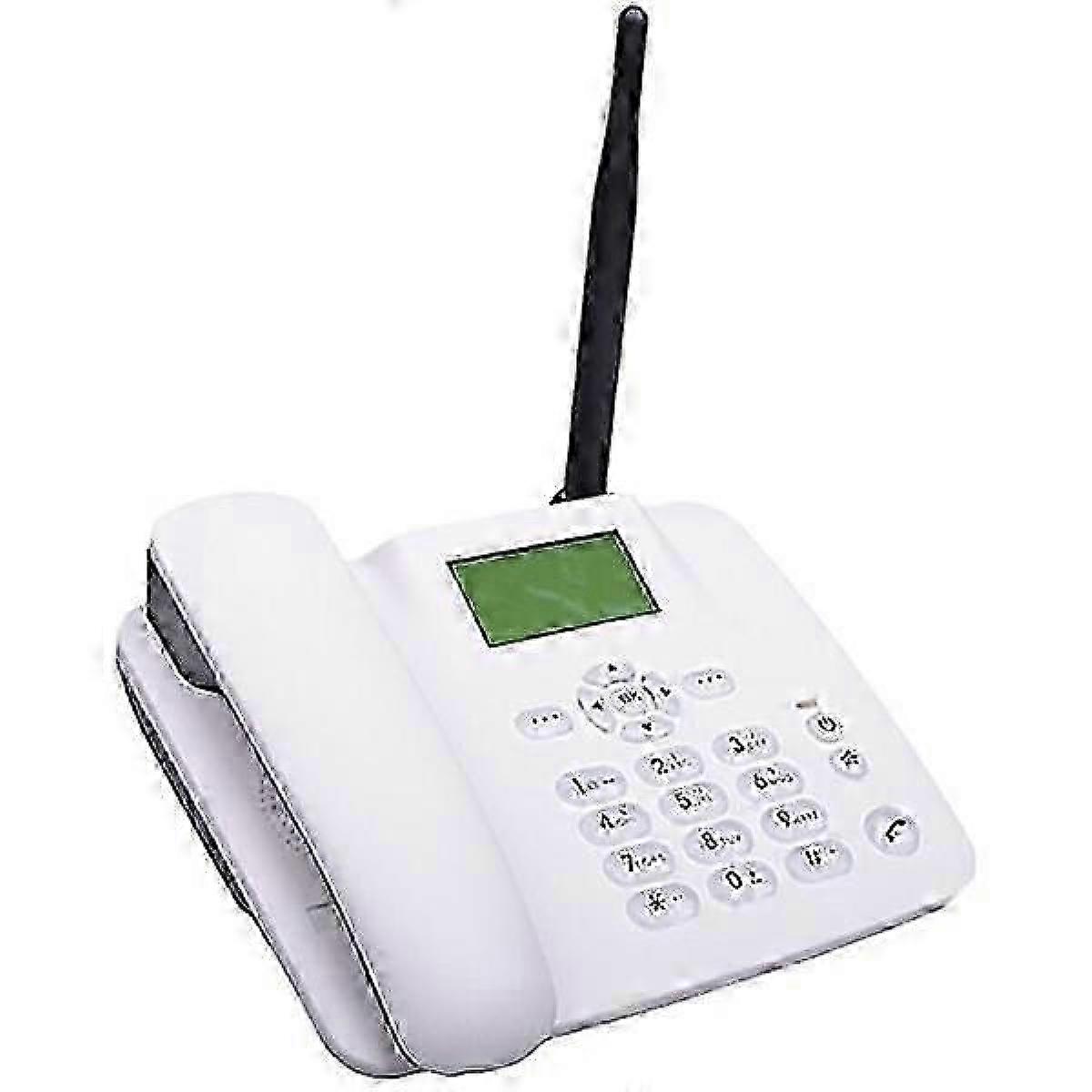 Home phone with 4G/5G SIM card support, wireless GSM phone for office and home