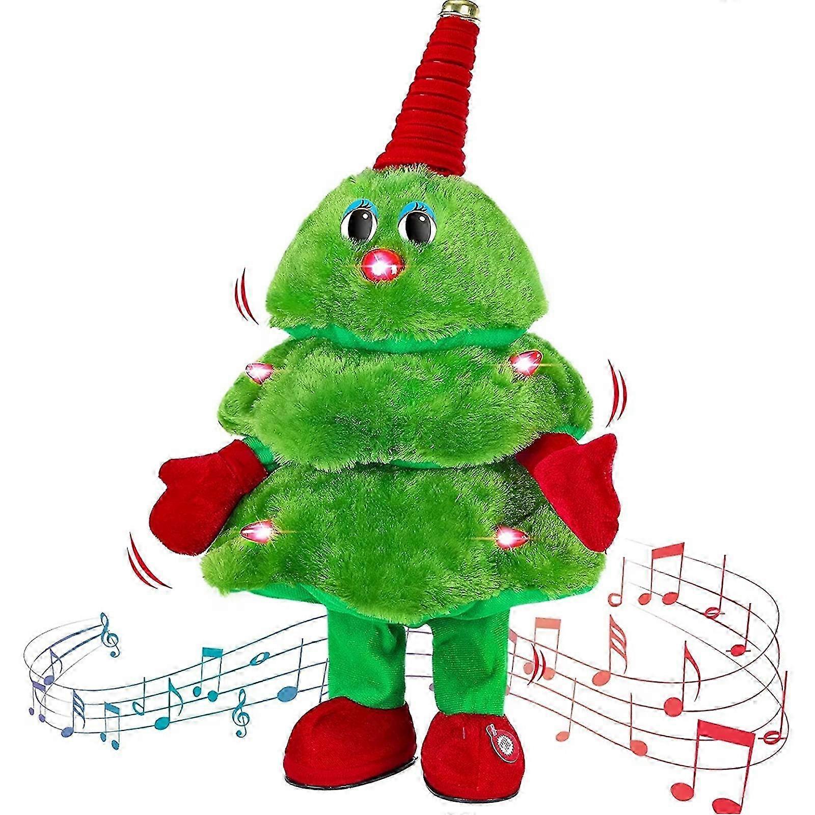 Electric Plush Christmas Tree with Singing Dancing Animation