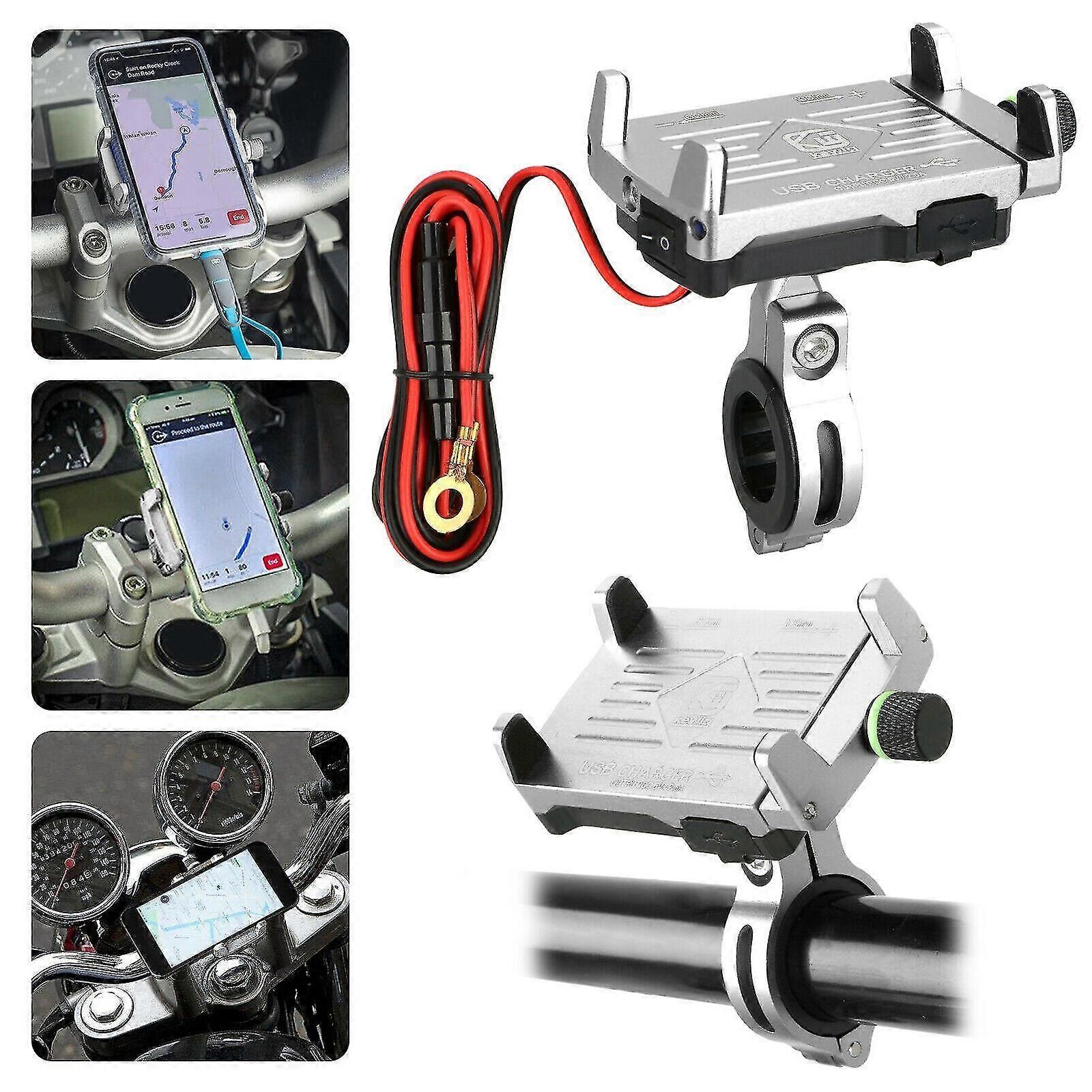 Motorsykkeltelefonholderlader @BUGU