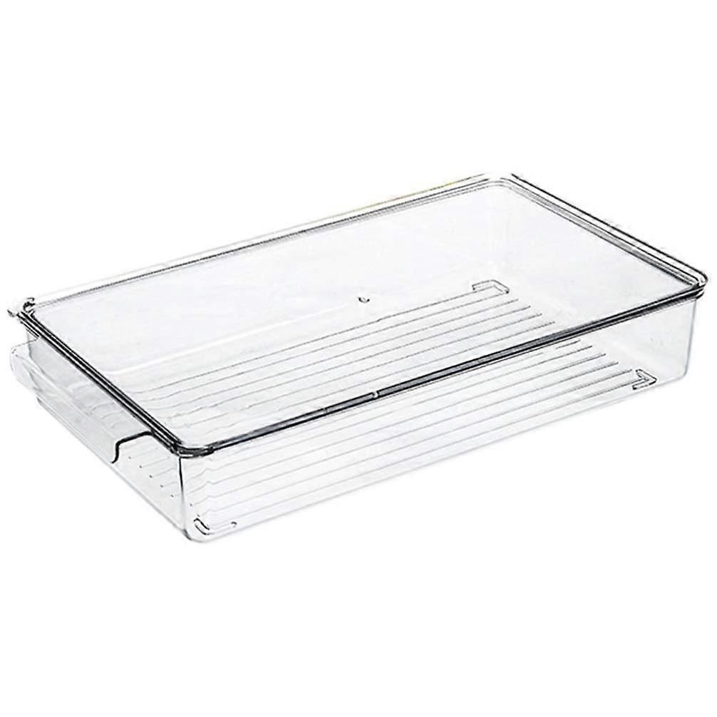 Sealing Box Fruit Preservation Box For Fridge Transparent EasyClean Storage Container 37x21x6.5cm