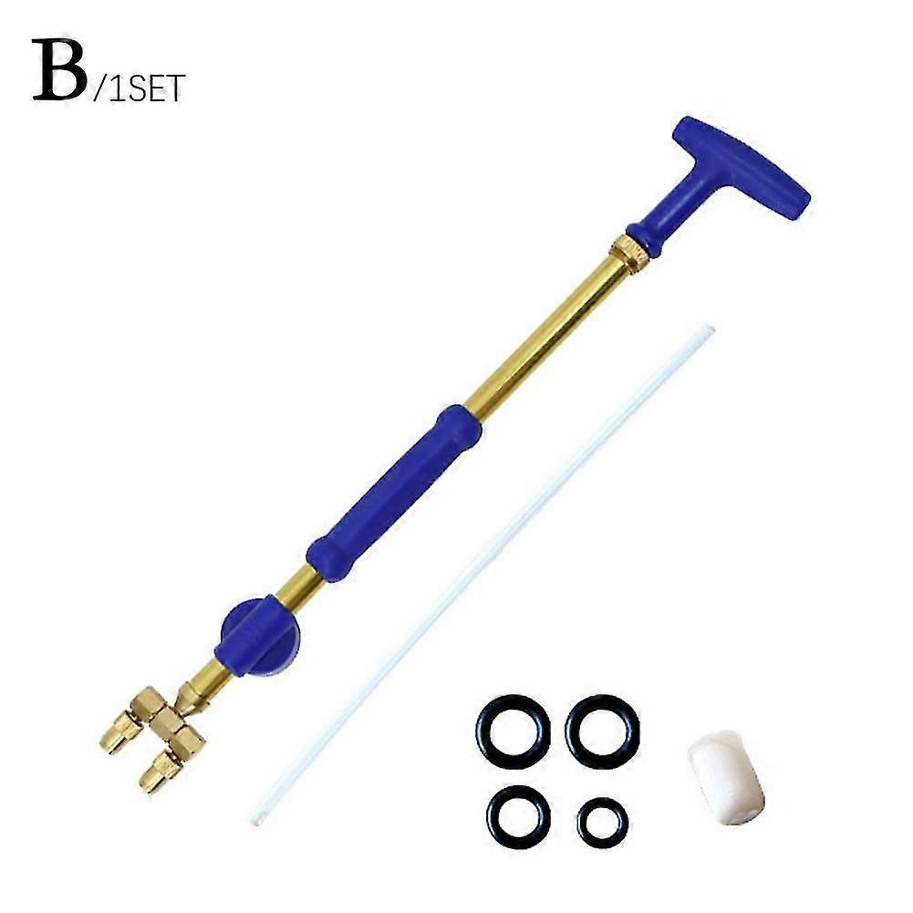 Garden Manual Sprayer Double Head Handheld Push Pull Copper Pump Sprayer