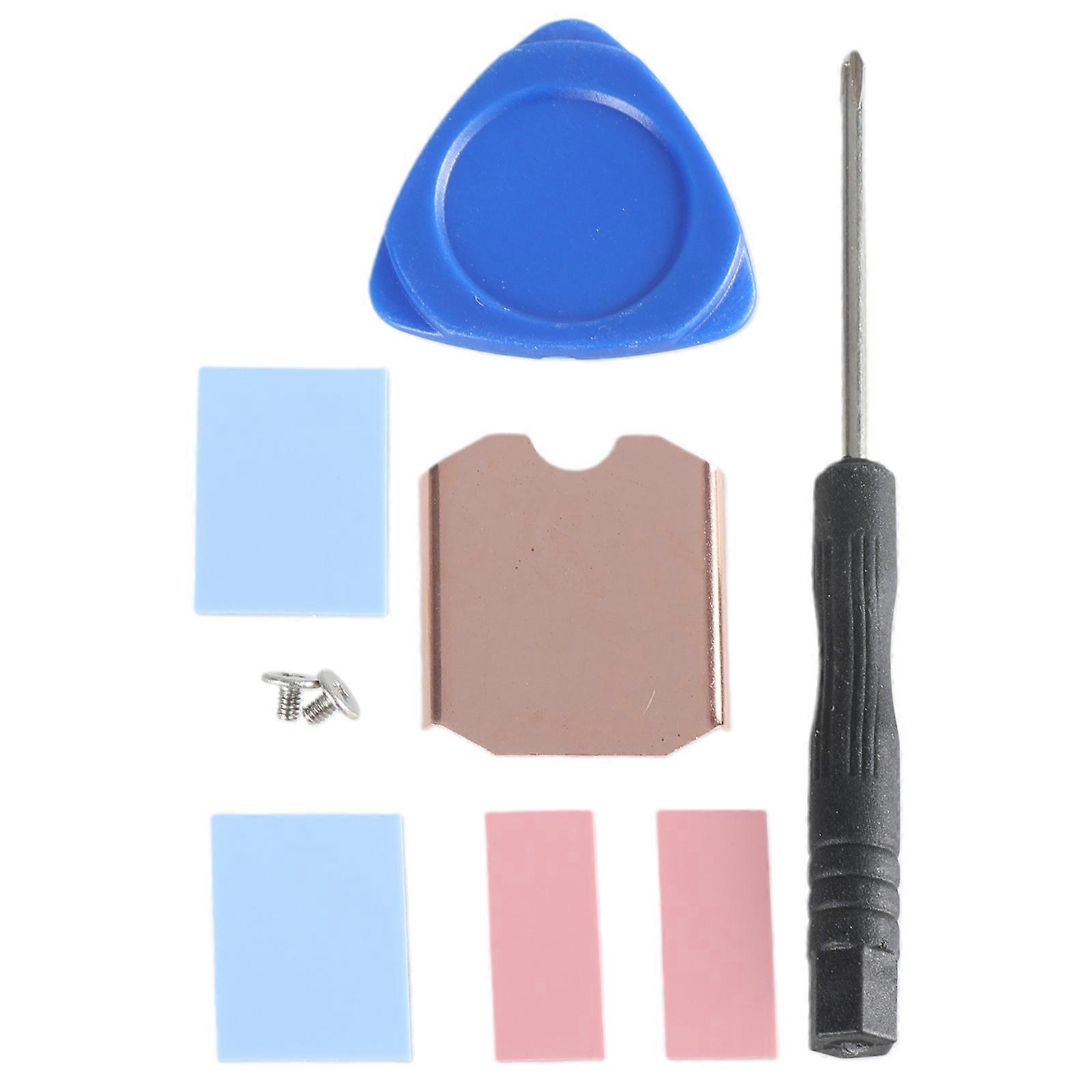 M.2 2230 SSD Heatsink M2 NVMe Solid-State Hard Disk Heat Sink for SteamDeck Game 2230 SSD Copper Radiator Pad Multicolor