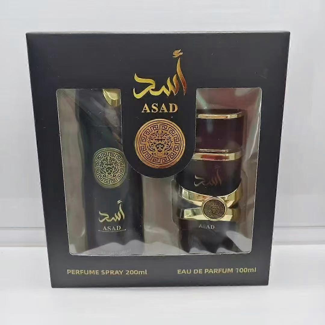 Coffret de parfum ASAD pour homme et femme, parfum longue durée unisexe aux phéromones, parfum arabe original, brume corporelle, parfum datte.