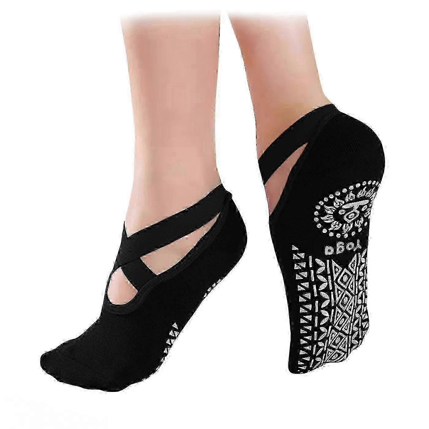 Yoga Socks in Ankle Model - Black 2025