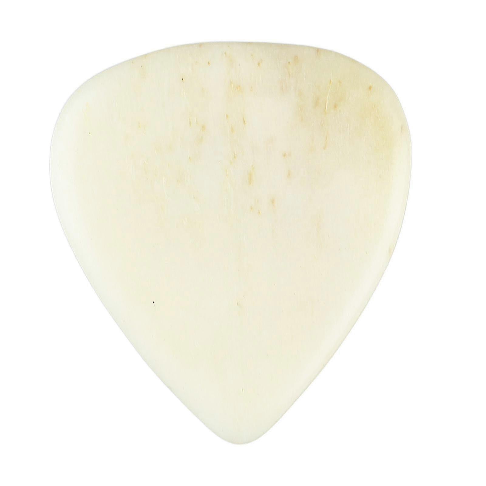 Guitar Pick Ox Bone Skidproof Easy Playing Plucking Pick Accessory for Performance Flat and Concave Surfaces