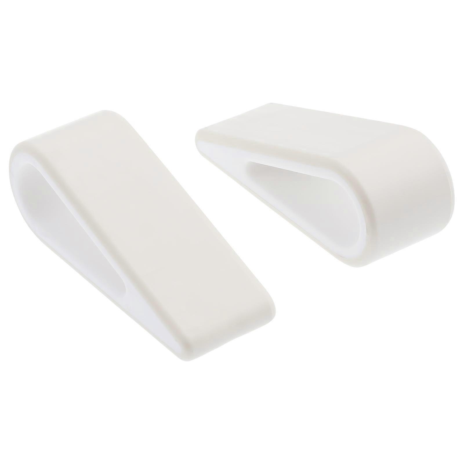 2Pcs Notebook Computer Heightening Stand Laptop Adjustable Support Mini Radiator (White)