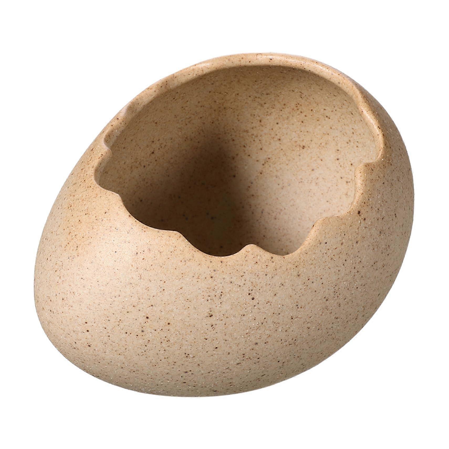 Ceramic Noodle Bowl Egg Shell Design for Serving Desserts Snacks Birthdays Easter Xmas